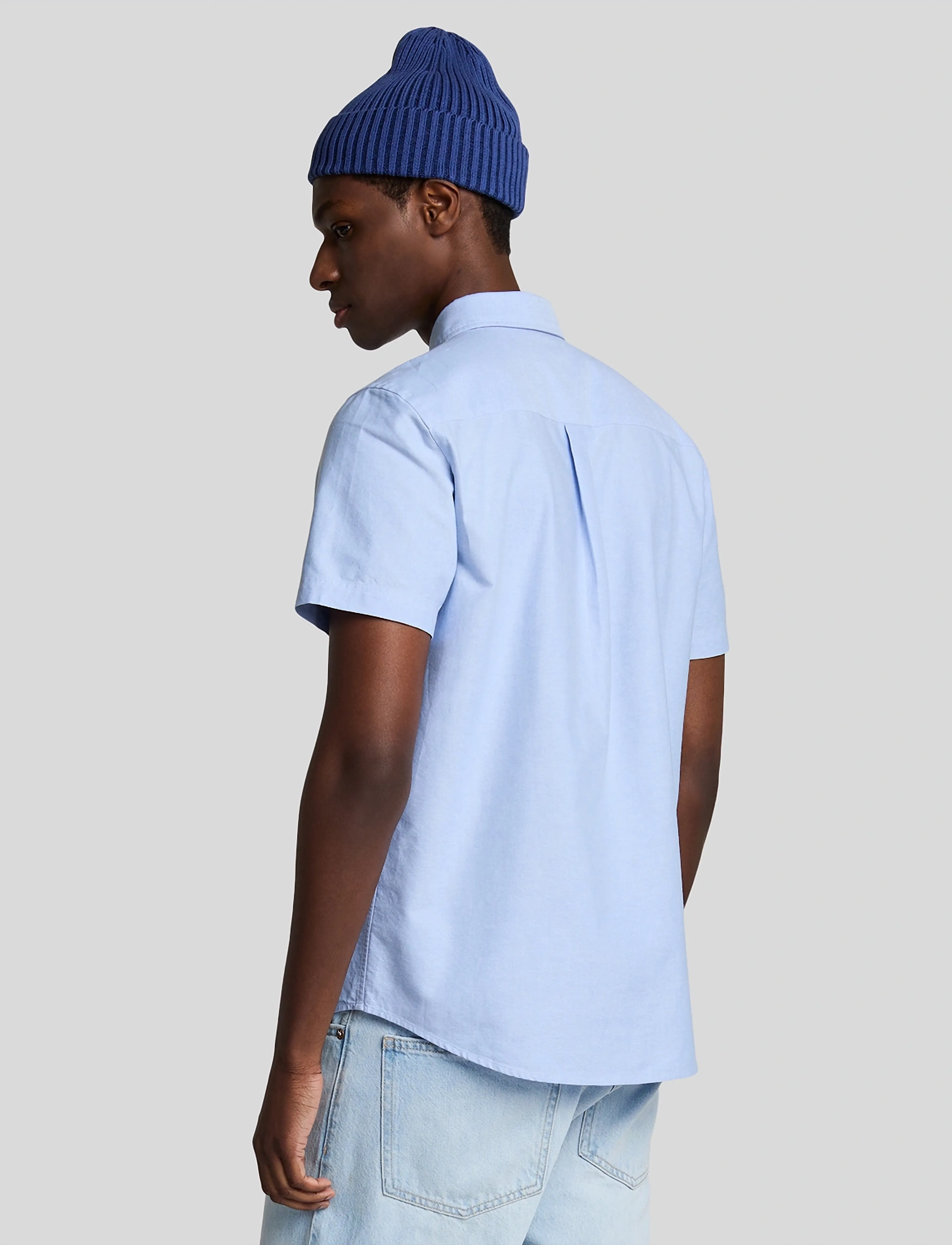 Lyle & Scott - Short Sleeve Oxford Shirt - kurzarmhemden - x41 riviera - 3