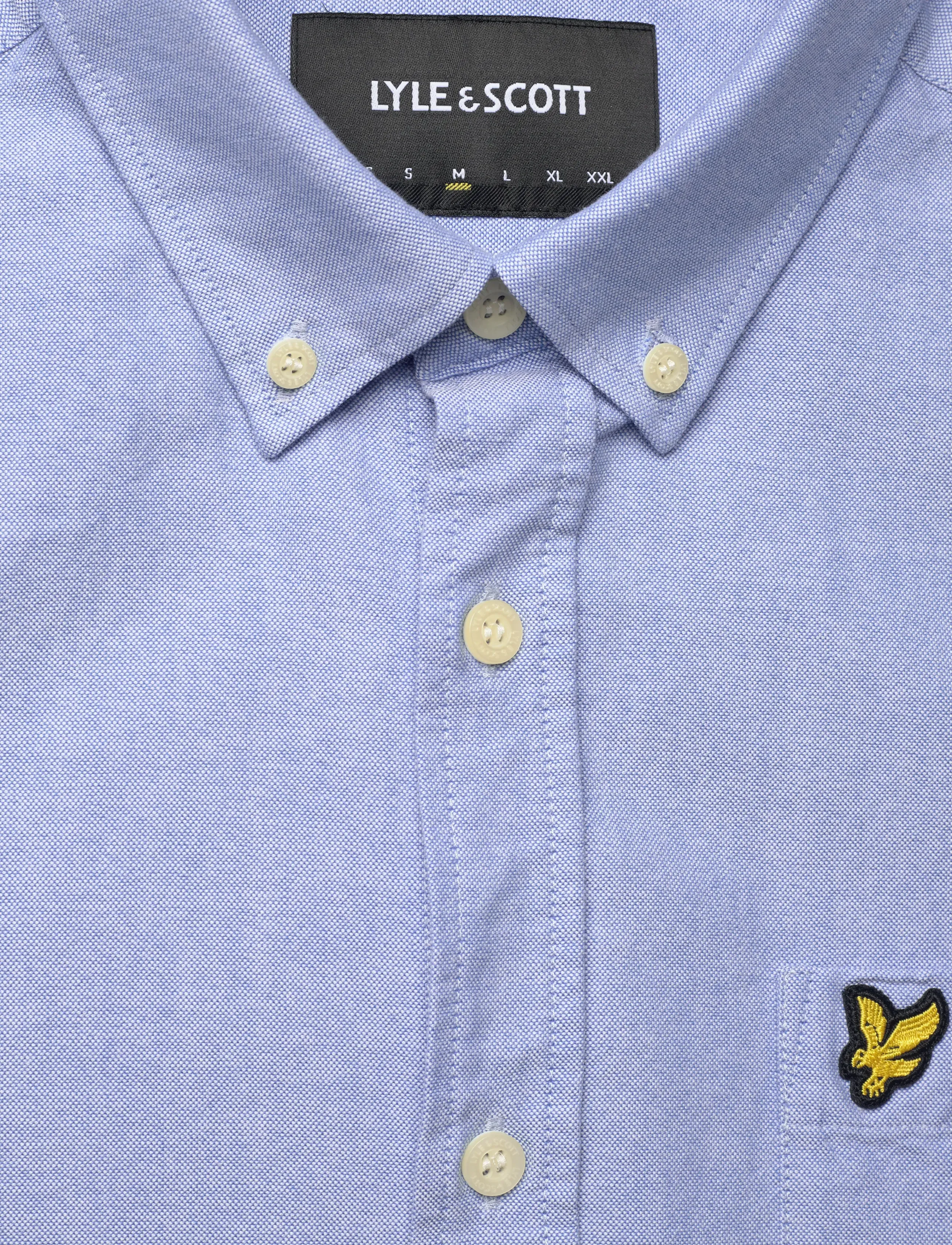 Lyle & Scott - Short Sleeve Oxford Shirt - kurzarmhemden - x41 riviera - 5