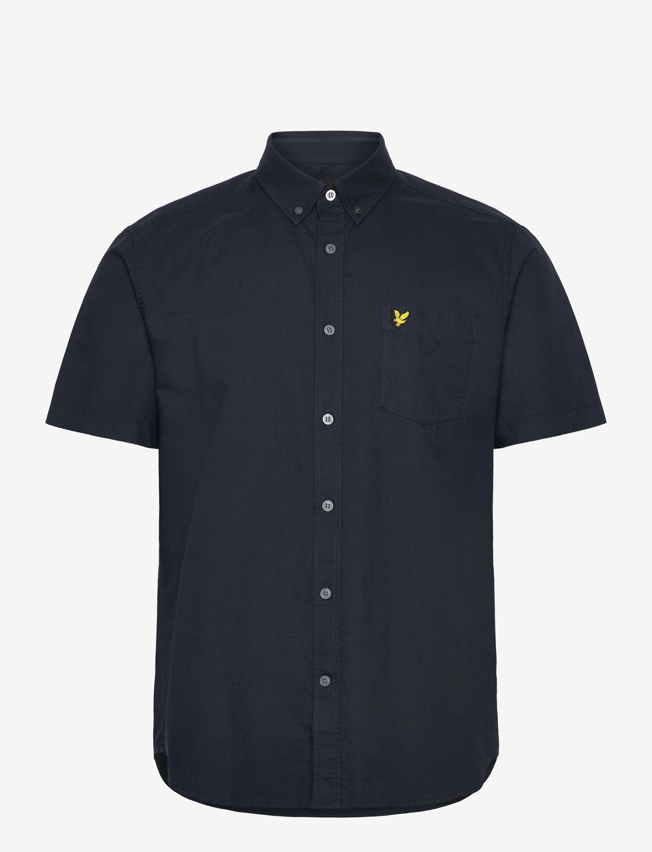 Lyle & Scott - Short Sleeve Oxford Shirt - lühikeste varrukatega särgid - z271 dark navy - 1
