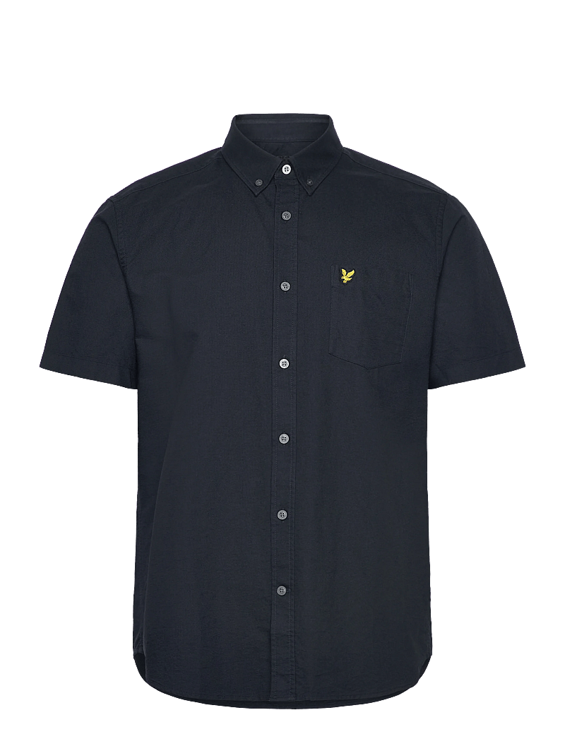 Lyle & Scott - Short Sleeve Oxford Shirt - lühikeste varrukatega särgid - z271 dark navy - 1
