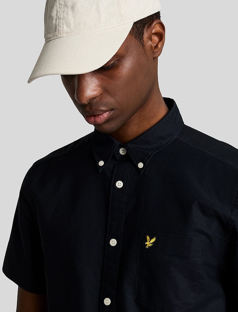Lyle & Scott - Short Sleeve Oxford Shirt - lühikeste varrukatega särgid - z271 dark navy - 4
