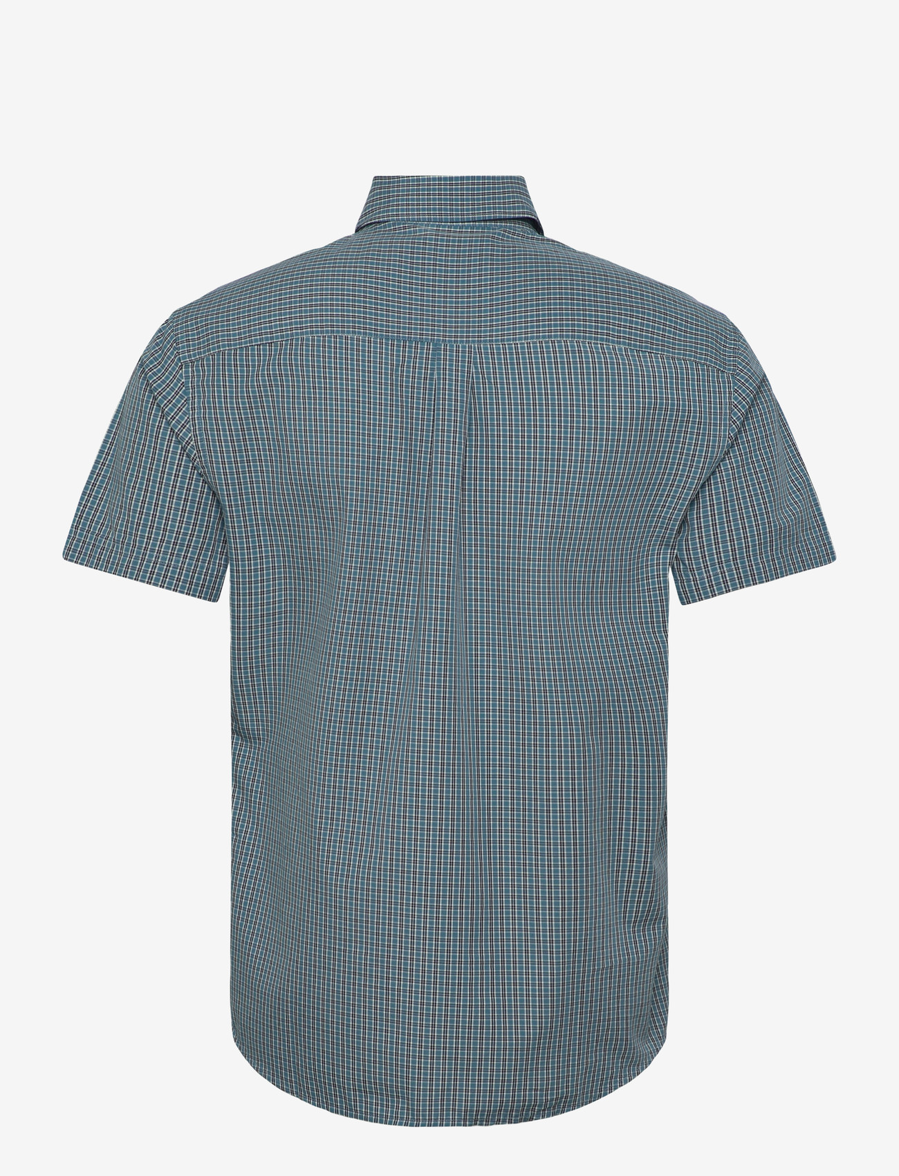 Lyle & Scott - Fine Check Short Sleeve Shirt - karierte hemden - denim jeans - 1