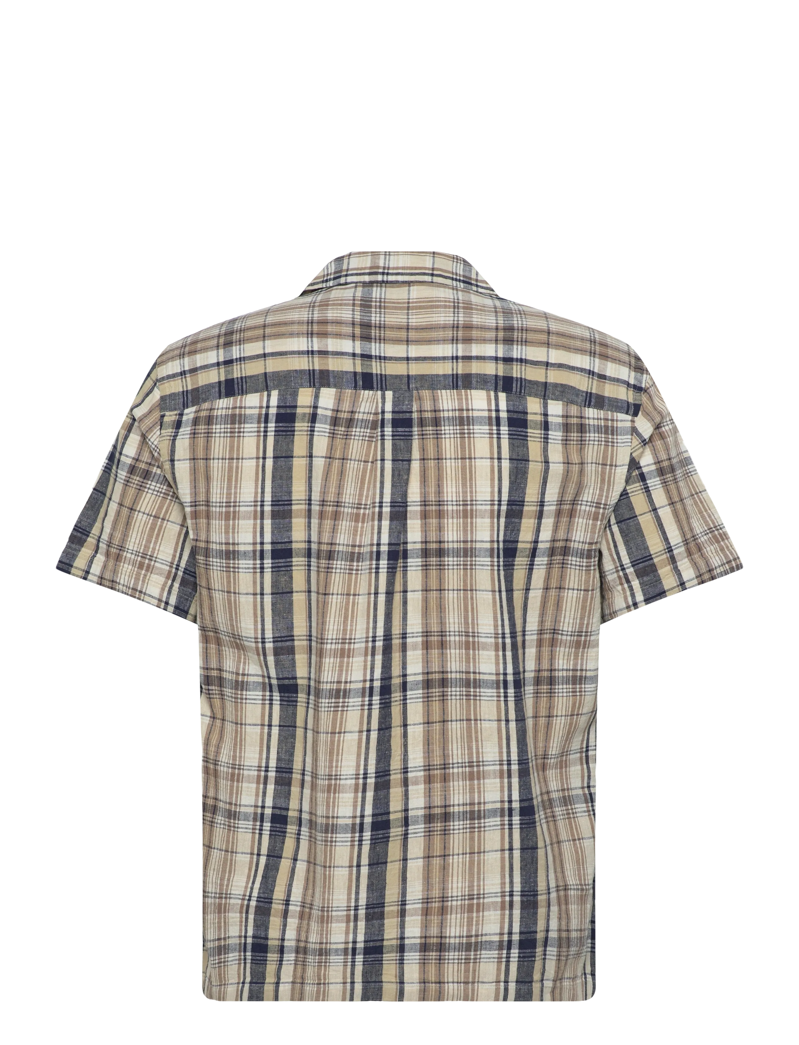 Lyle & Scott - Linen Check Short Sleeve Shirt - leinenhemden - herb green - 2