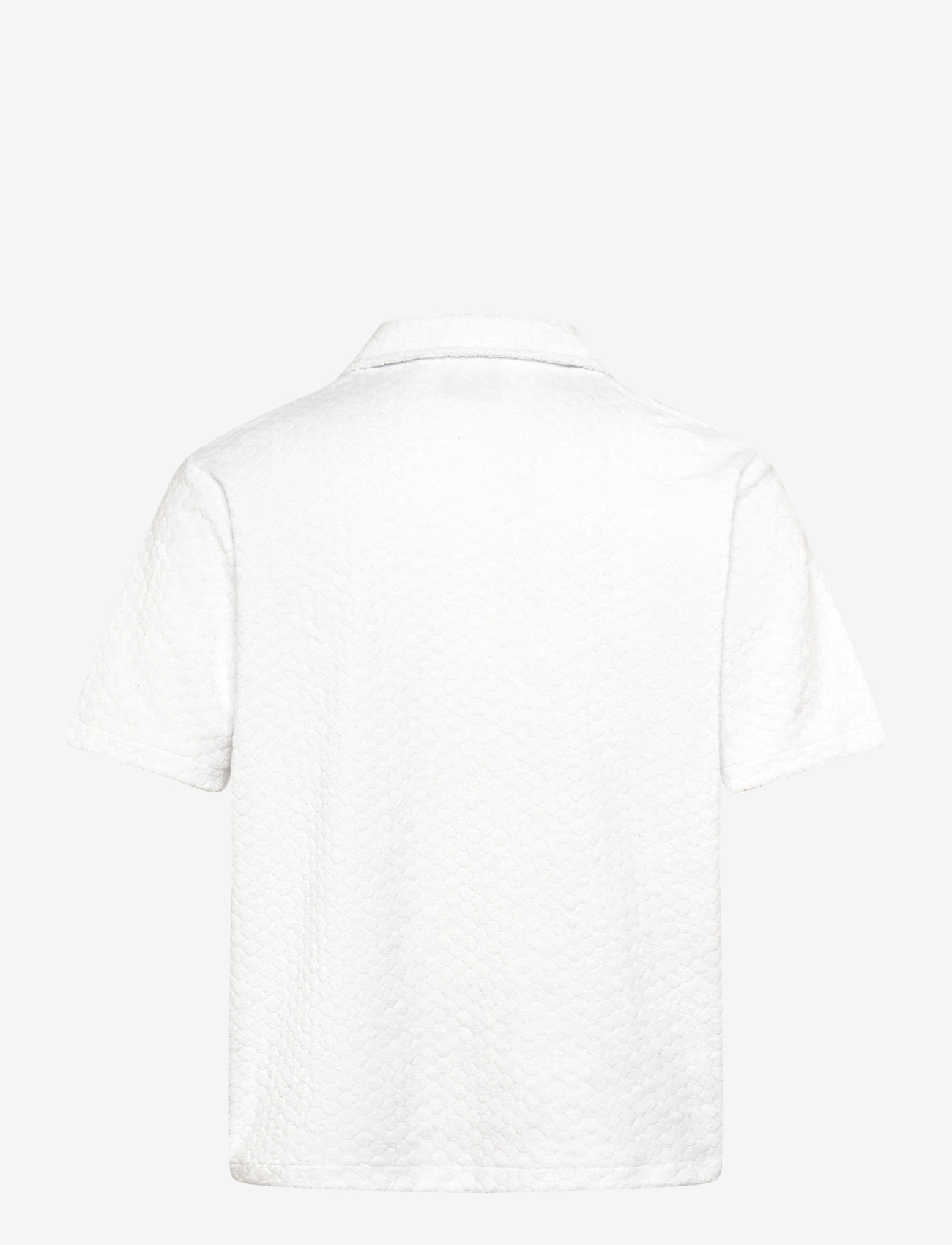 Lyle & Scott - Honeycomb Towelling Resort Shirt - marškiniai trumpomis rankovėmis - white - 2