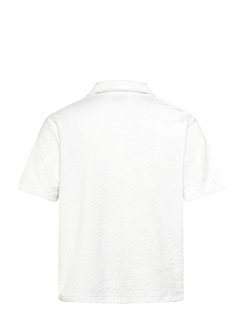 Lyle & Scott - Honeycomb Towelling Resort Shirt - marškiniai trumpomis rankovėmis - white - 2