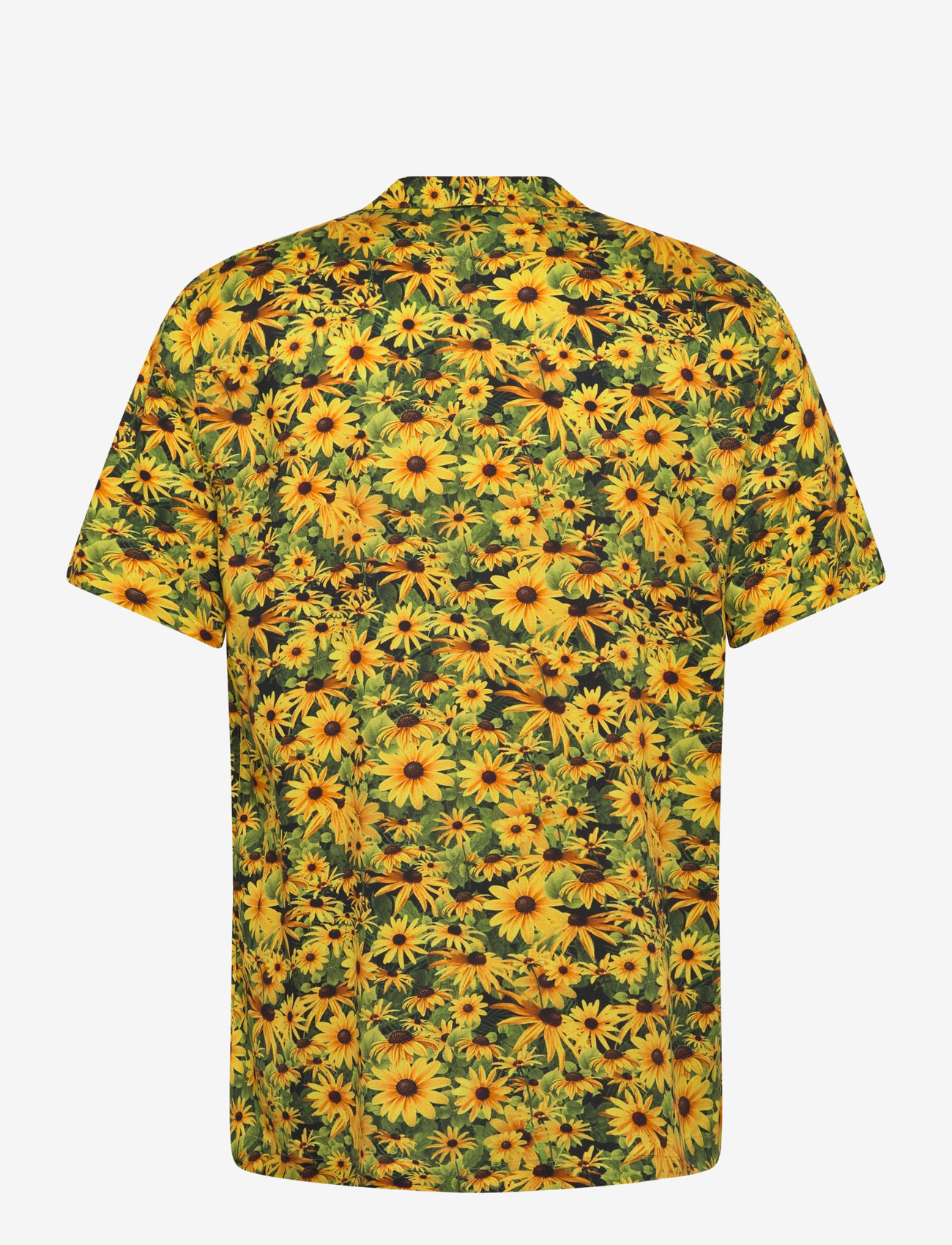 Lyle & Scott - Wild Garden Print Resort Shirt - pattern shirts - super yellow - 1
