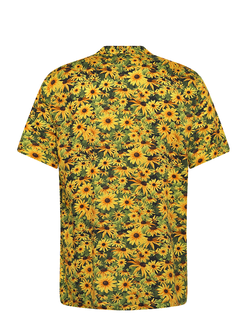 Lyle & Scott - Wild Garden Print Resort Shirt - pattern shirts - super yellow - 1