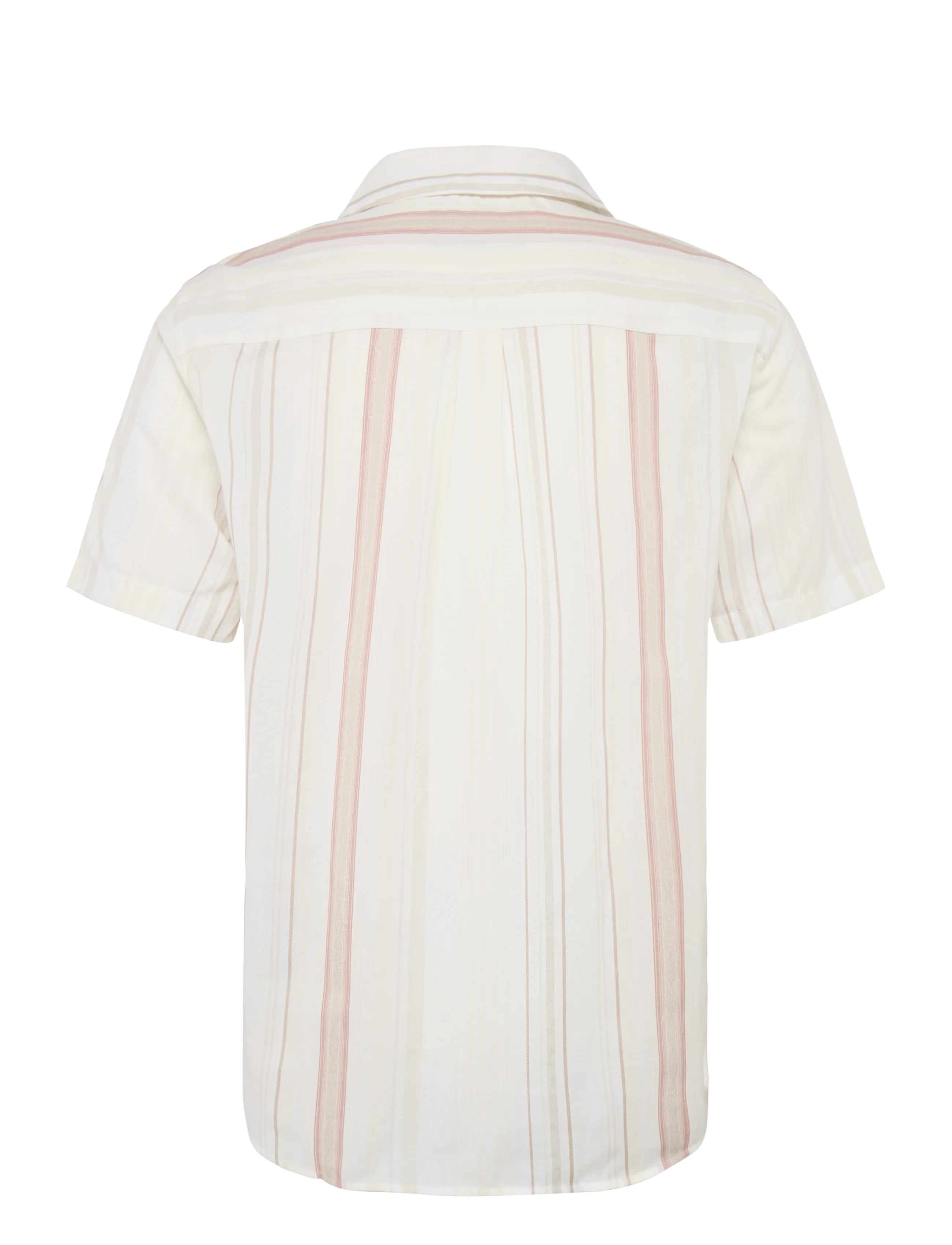 Lyle & Scott - Short Sleeve Zig Zag Stripe Shirt - natural - 2