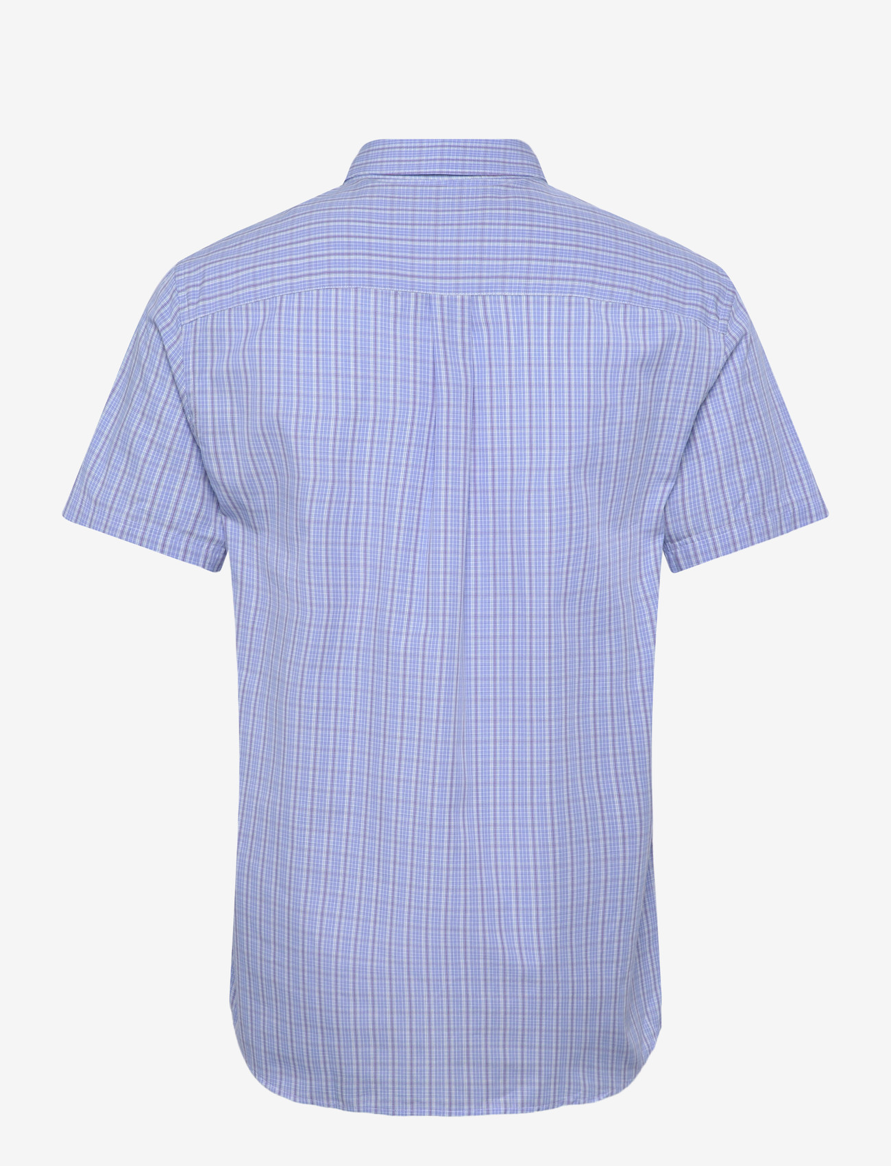 Lyle & Scott - Short Sleeve Grid Check Shirt - ruudulised särgid - chalk blue - 2