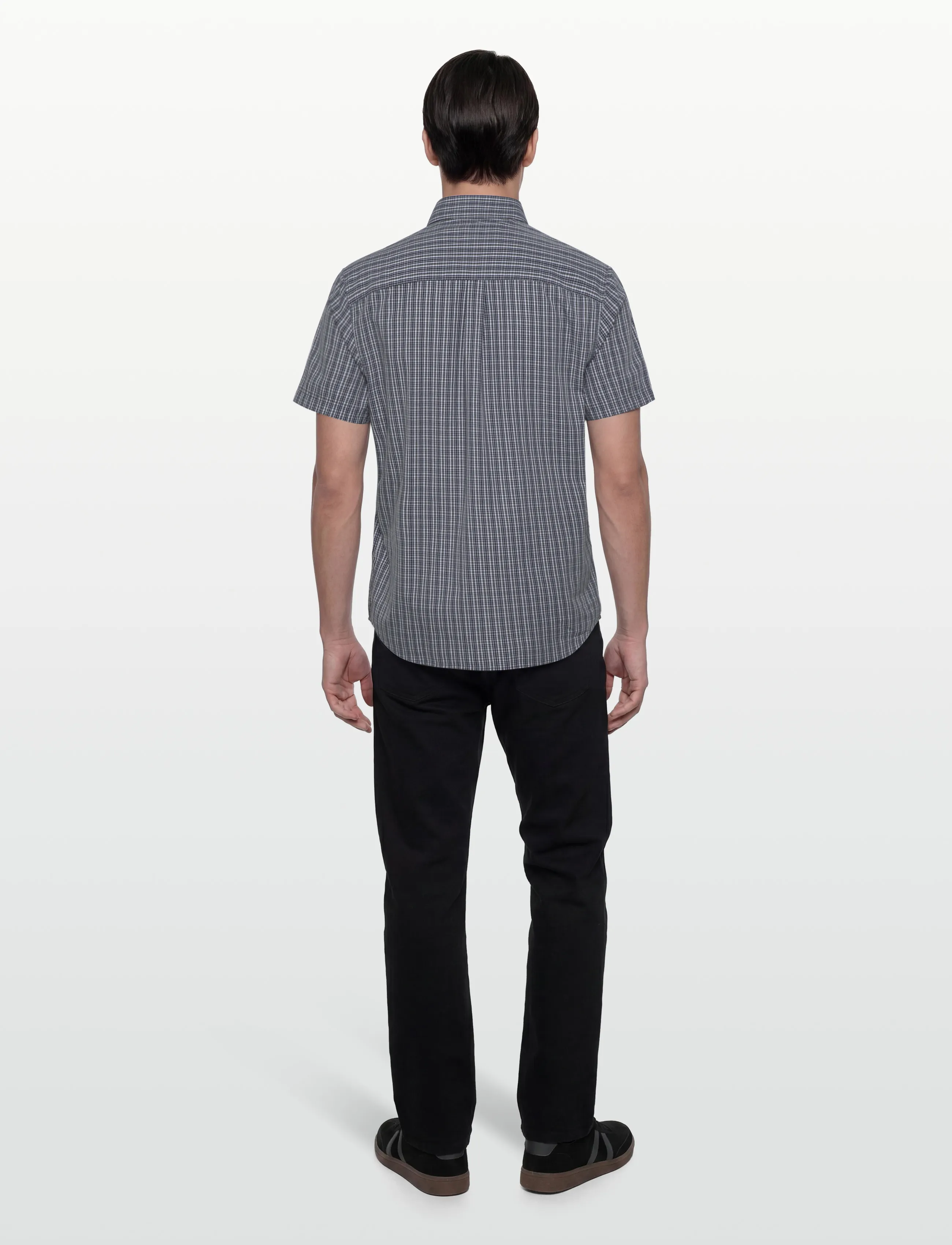Lyle & Scott Short Sleeve Grid Check Shirt kortärmade skjortor herr – bild 3