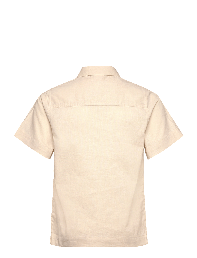 Lyle & Scott - Linen SS Shirt - kortärmade skjortor - w870 cove - 1