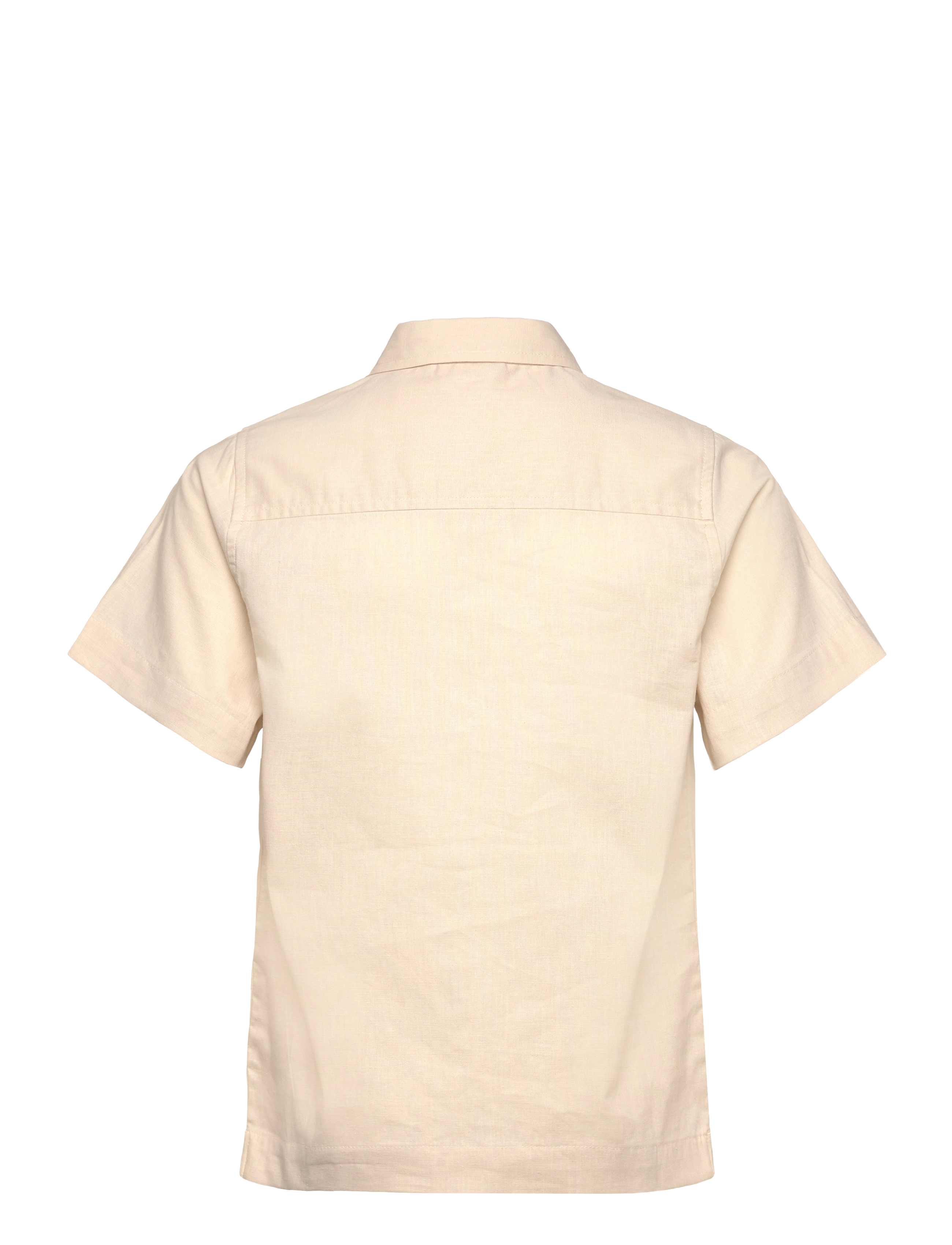 Lyle & Scott - Linen SS Shirt - w870 cove - 1