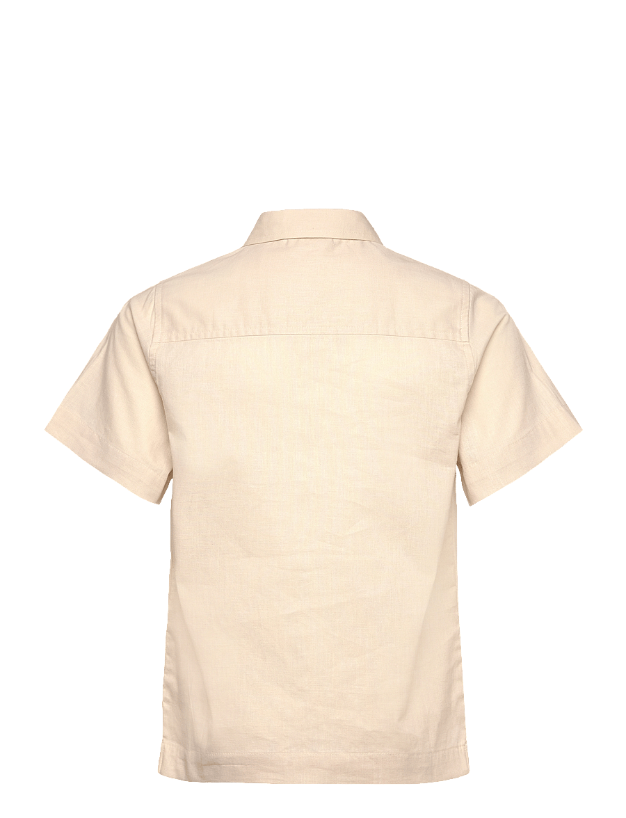 Lyle & Scott - Linen SS Shirt - w870 cove - 1