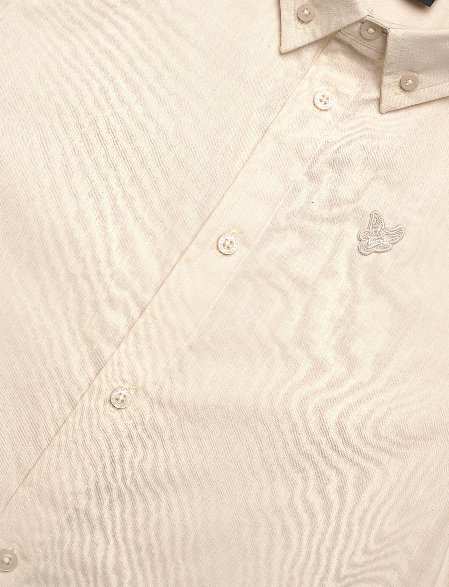 Lyle & Scott - Linen SS Shirt - w870 cove - 2