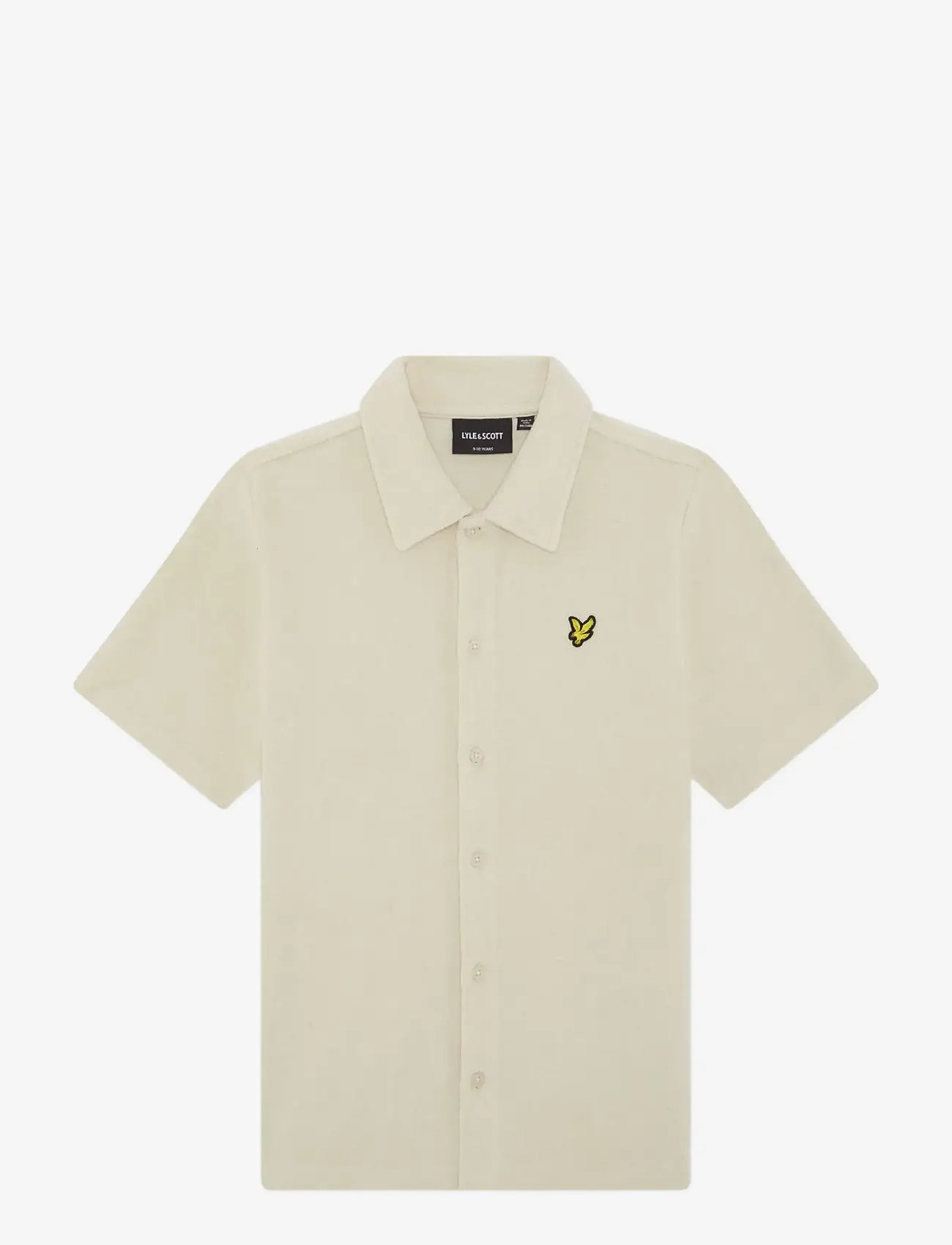 Lyle & Scott - SS Towelling Shirt - kortärmade skjortor - w870 cove - 0
