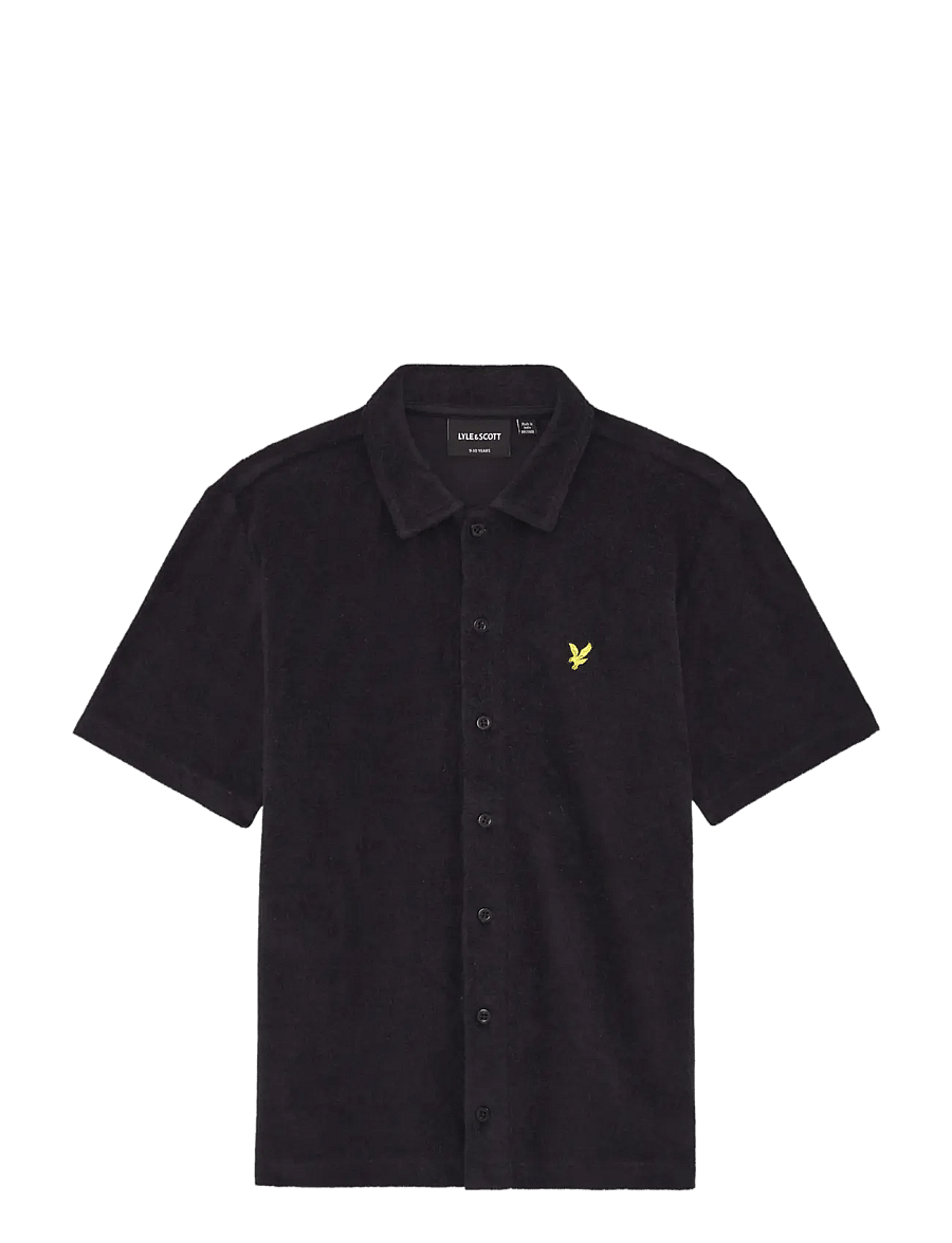 Lyle & Scott - SS Towelling Shirt - krekli ar īsām piedurknēm - z271 dark navy - 1