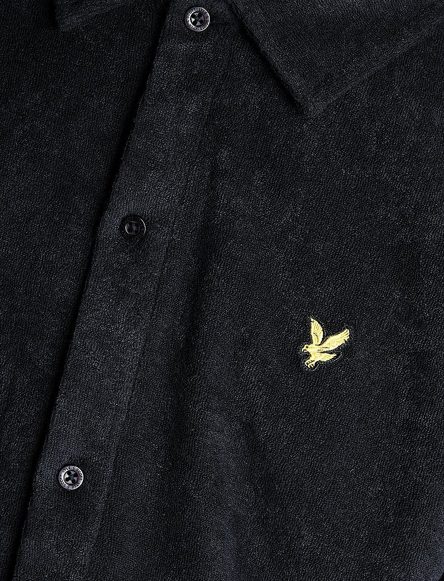 Lyle & Scott - SS Towelling Shirt - krekli ar īsām piedurknēm - z271 dark navy - 5