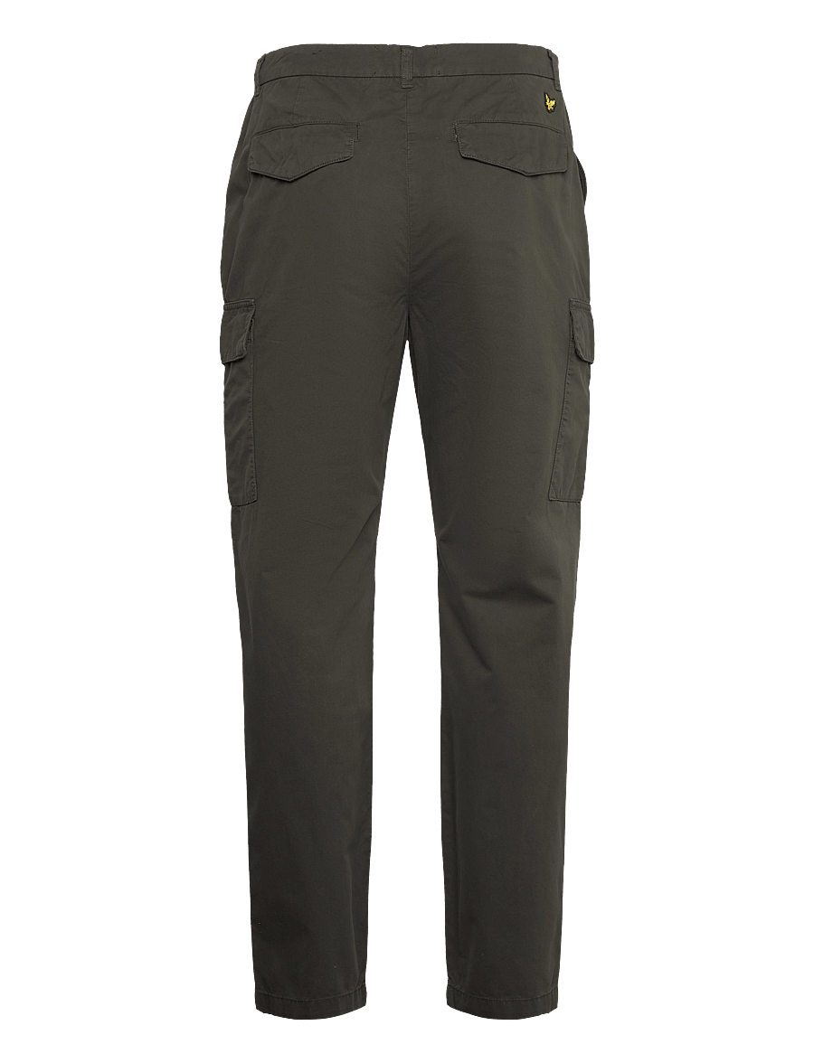 Lyle & Scott - Cargo Pocket Trouser - cargobyxor - w485 olive - 2