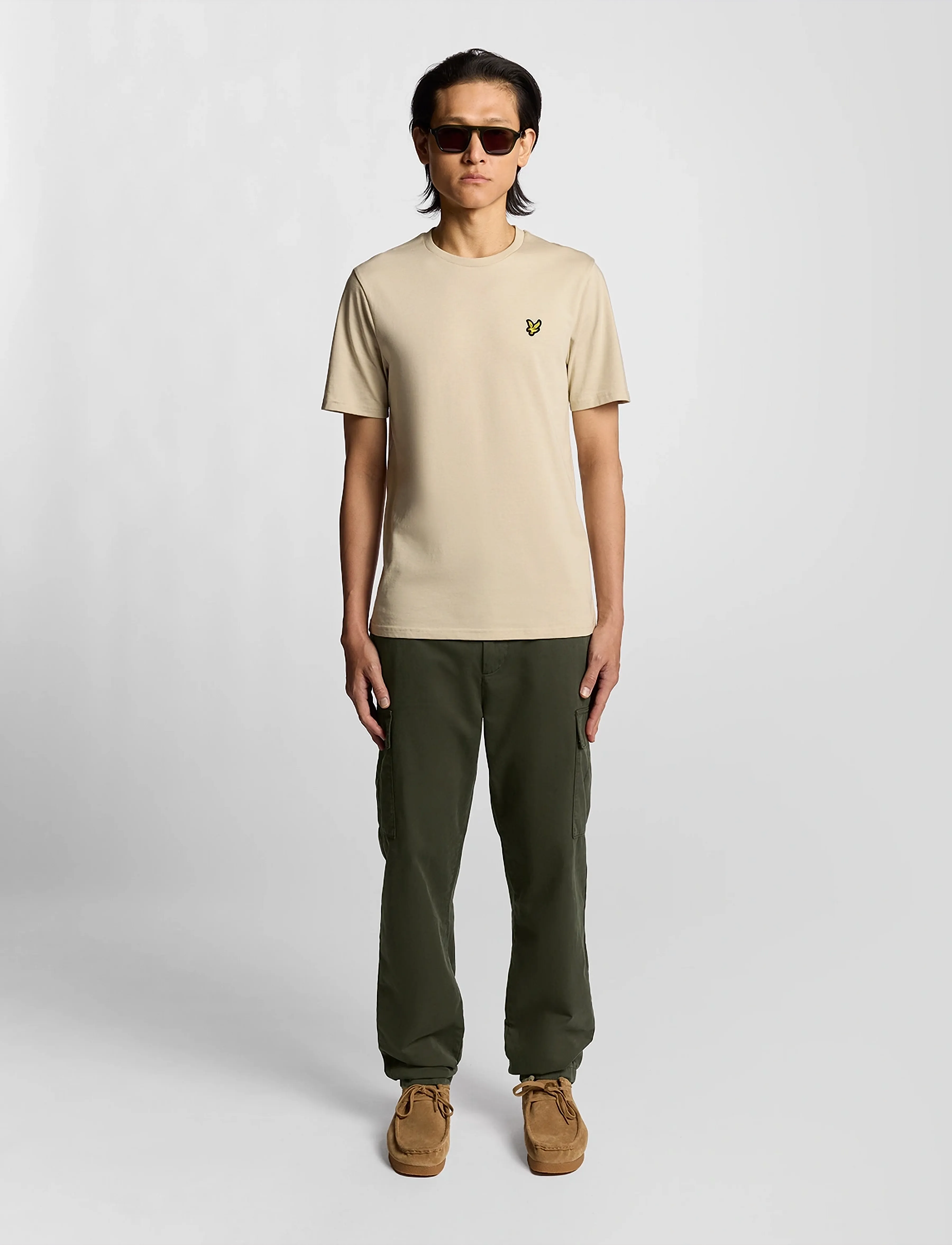 Lyle & Scott - Cargo Pocket Trouser - cargobyxor - w485 olive - 5