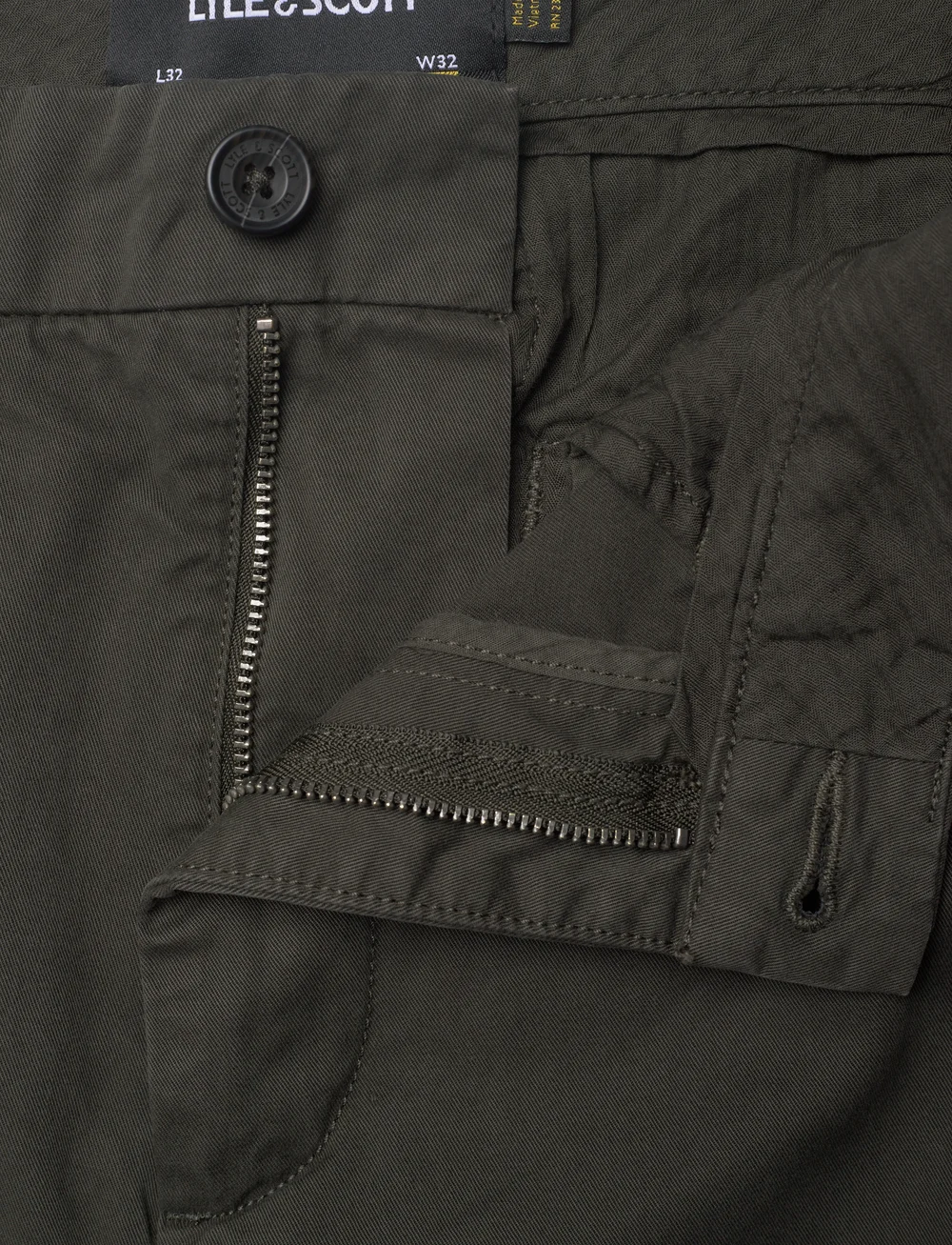 Lyle & Scott - Cargo Pocket Trouser - cargo pants - w485 olive - 2