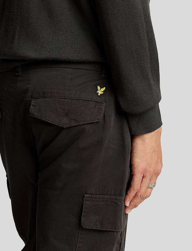 Lyle & Scott - Cargo Pocket Trouser - cargobukser - w635 gunmetal - 5