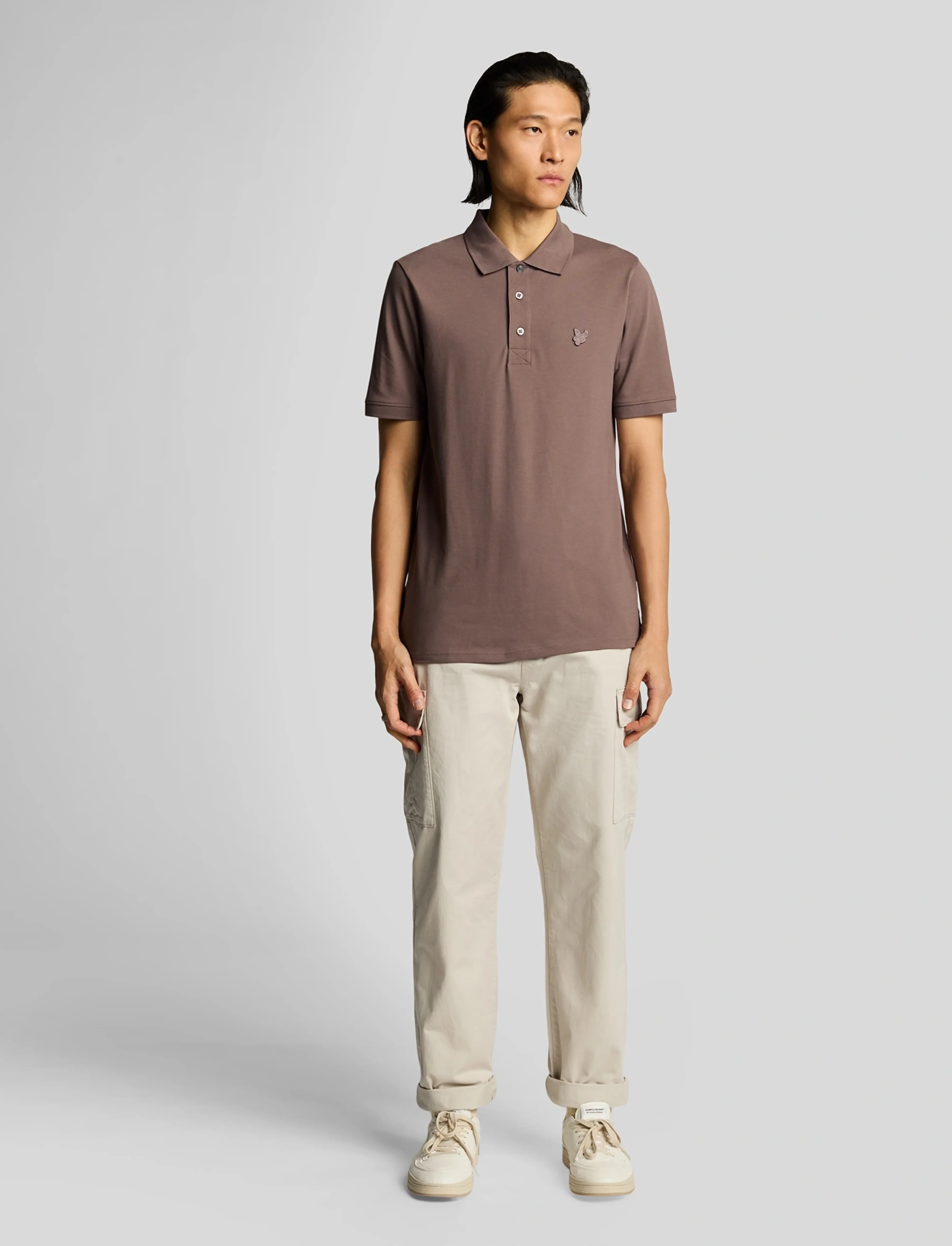 Lyle & Scott Cargo Pocket Trouser, W30L30, Trousers, Beige - Pants, Männerswear