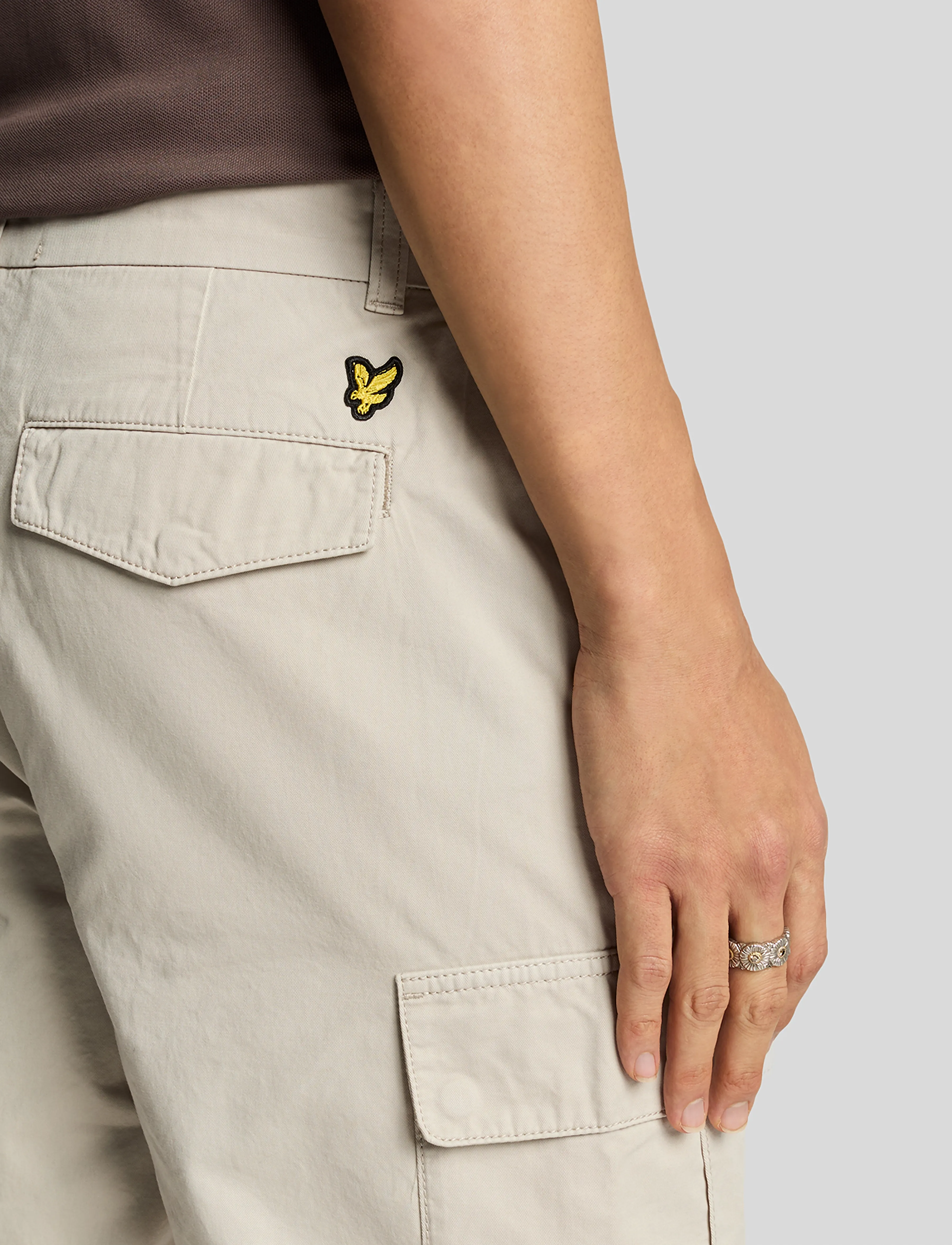 Lyle & Scott - Cargo Pocket Trouser - cargobukser - w870 cove - 4