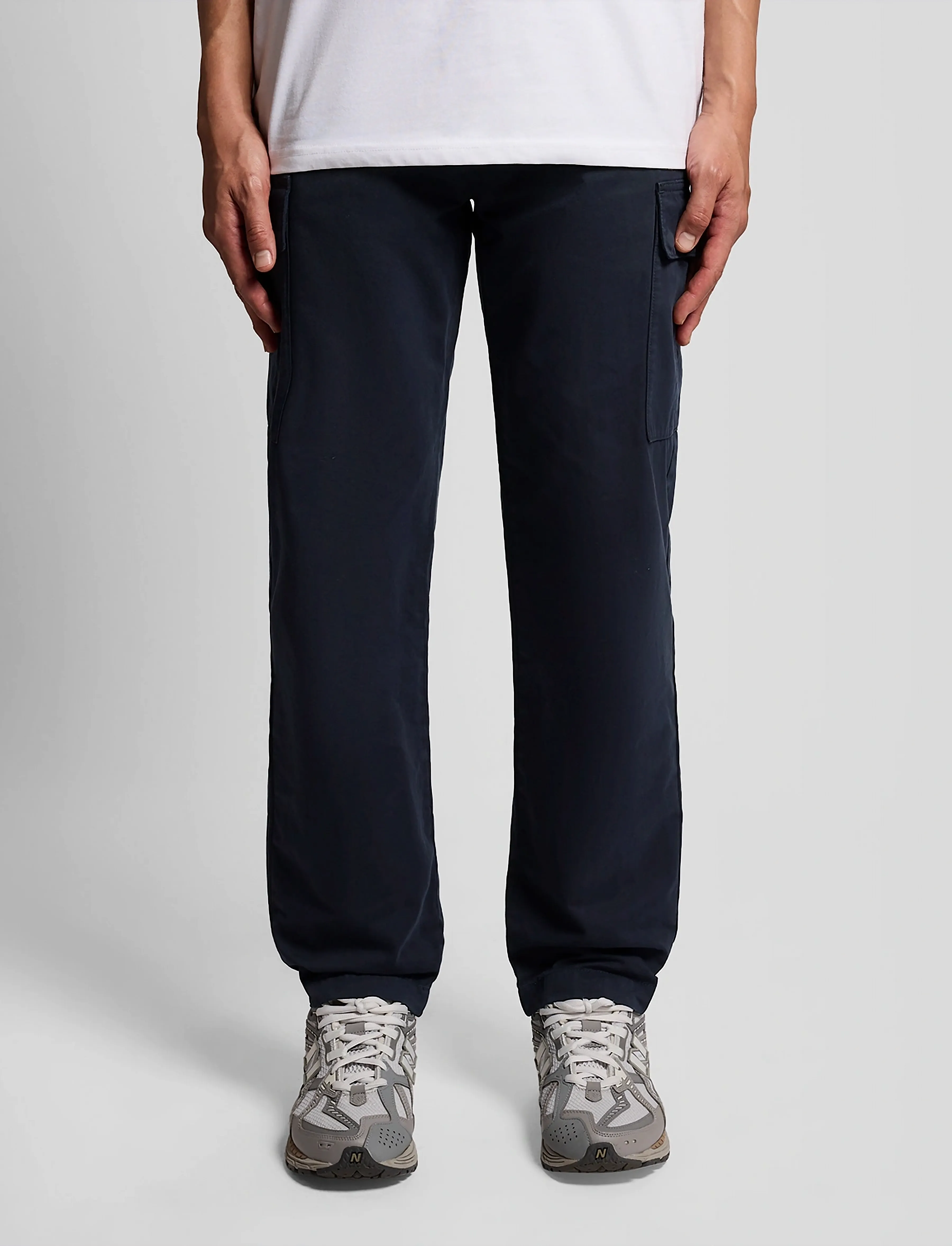 Lyle & Scott Cargo Pocket Trouser, W32L32, Trousers, Marineblau - Pants, Männerswear