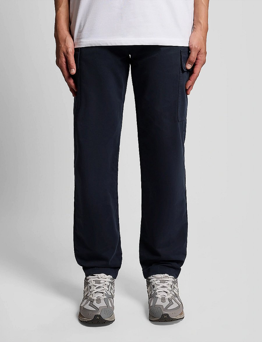 Lyle & Scott - Cargo Pocket Trouser - cargohose - z271 dark navy - 0