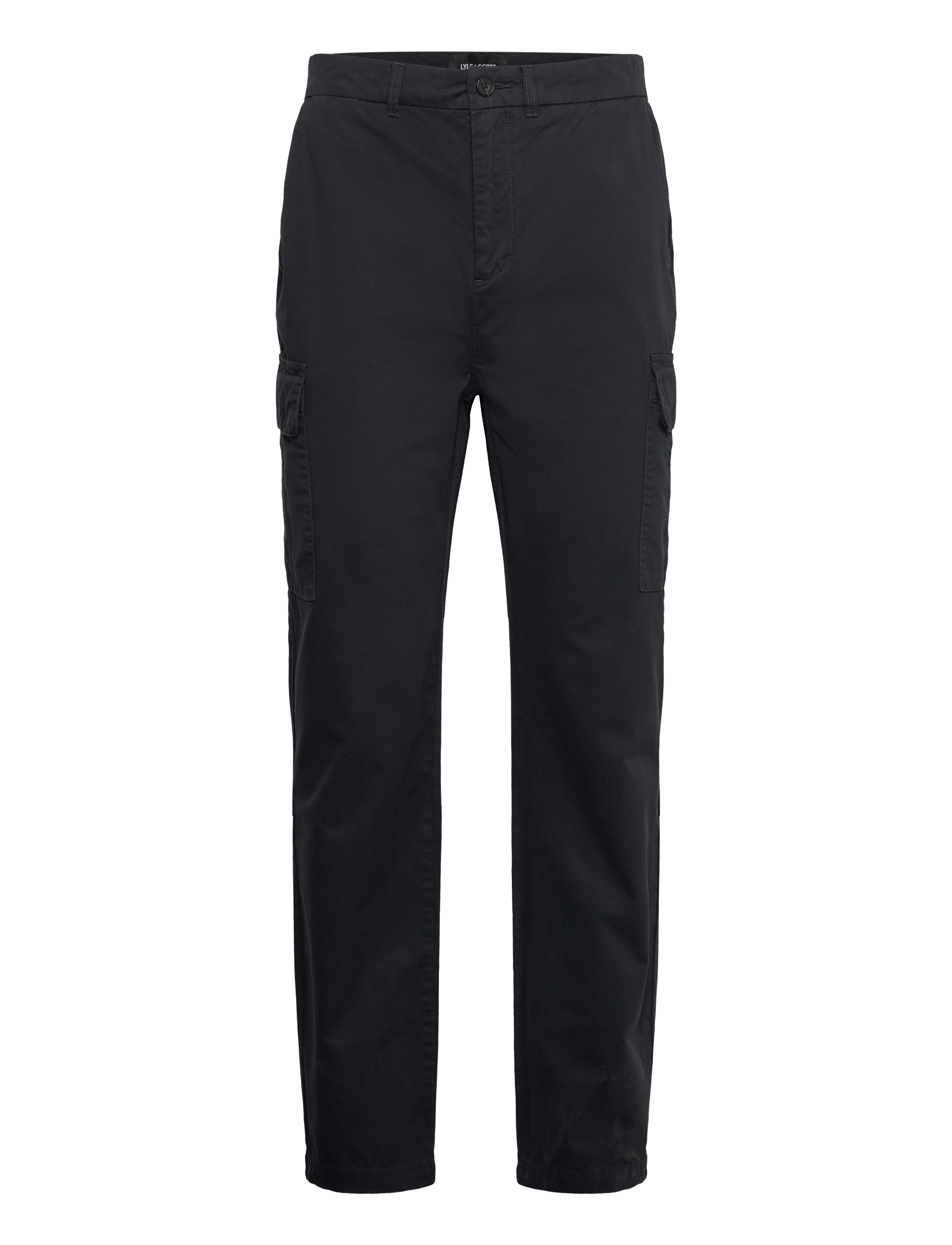 Lyle & Scott Cargo Pocket Trouser - Bukser - Z865 JET BLACK / black
