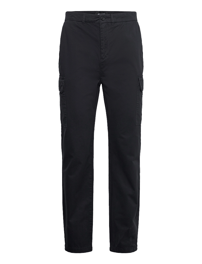 Lyle & Scott - Cargo Pocket Trouser - cargobyxor - z865 jet black - 1
