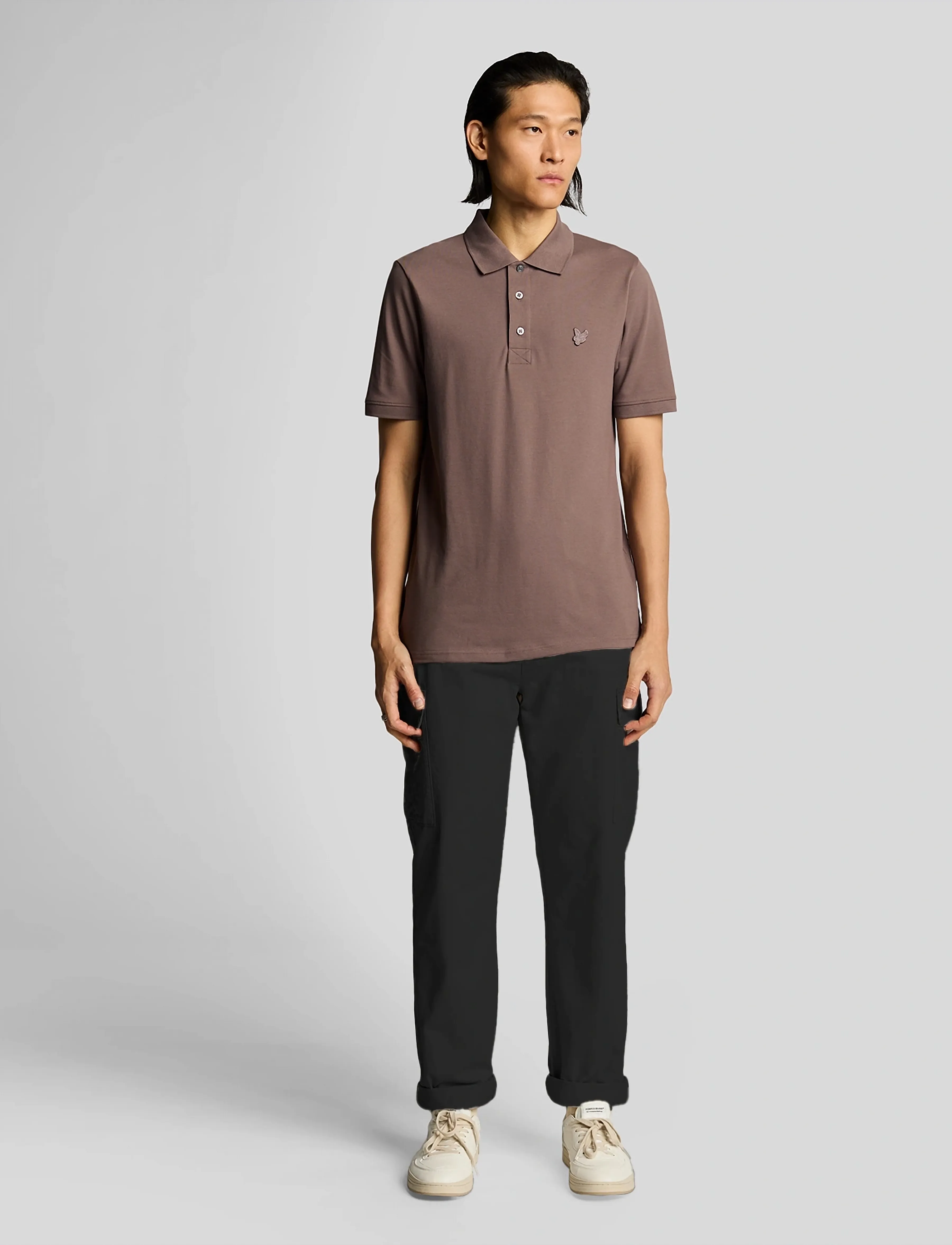 Lyle & Scott Cargo Pocket Trouser, W30L30, Trousers, Schwarz - Pants, Männerswear