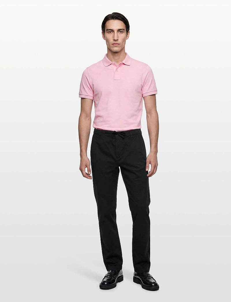 Lyle & Scott - Drawstring Tapered Chino - chinos - z865 jet black - 0