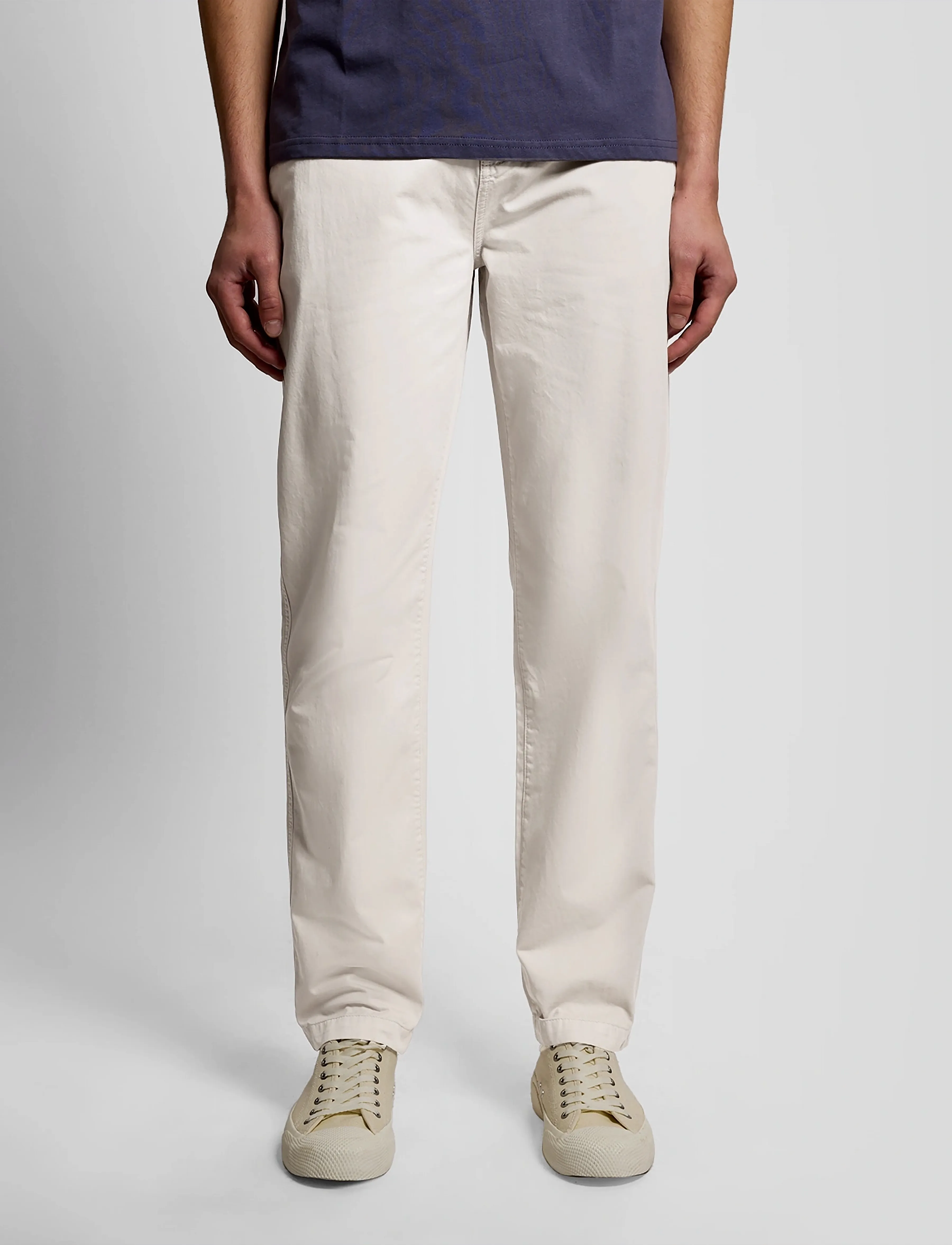 Lyle & Scott Straight Leg Chino, W34L32, Beige, Bukser > Chinos, Herre