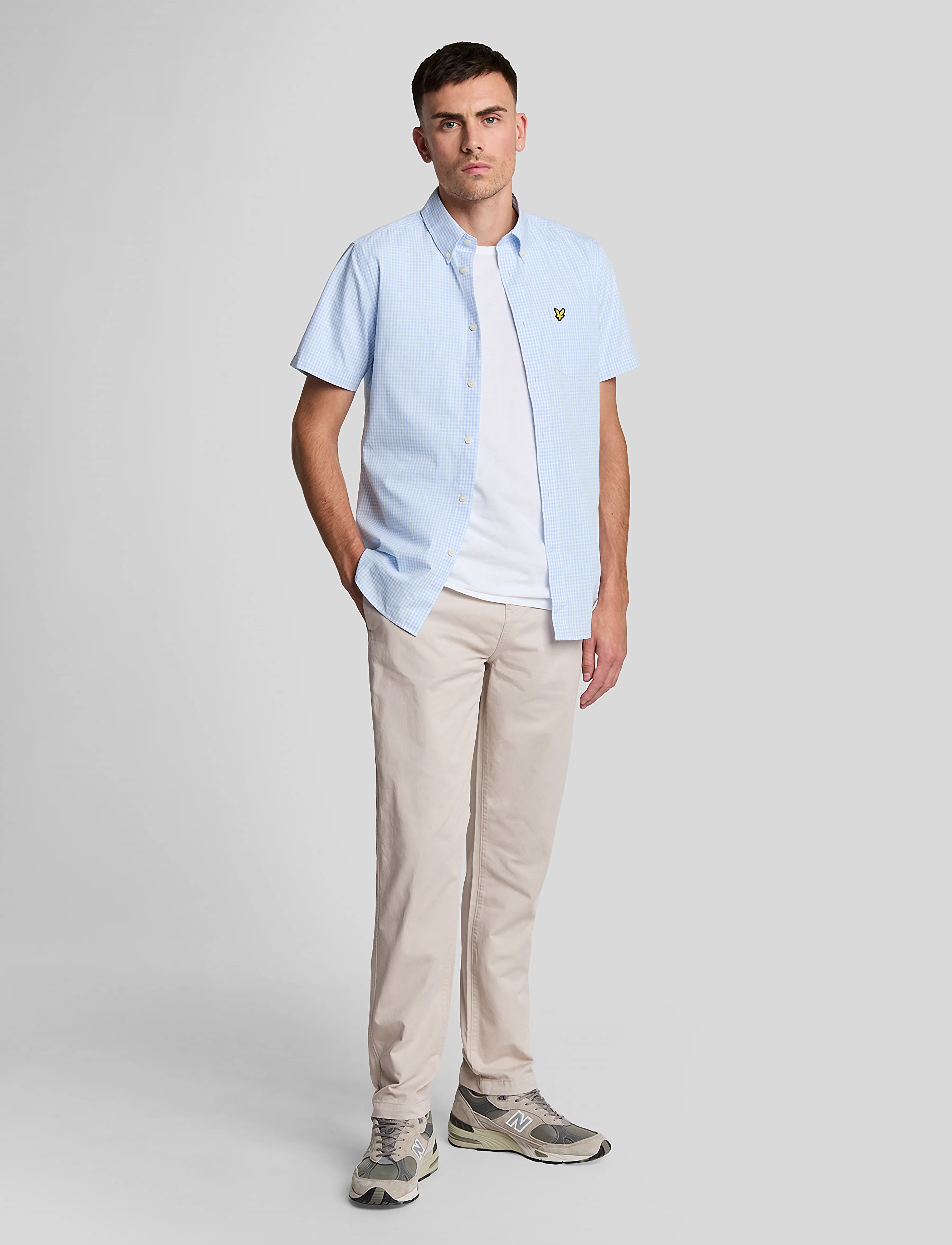 Lyle & Scott Straight Leg Chino - Chinos - W870 COVE / beige
