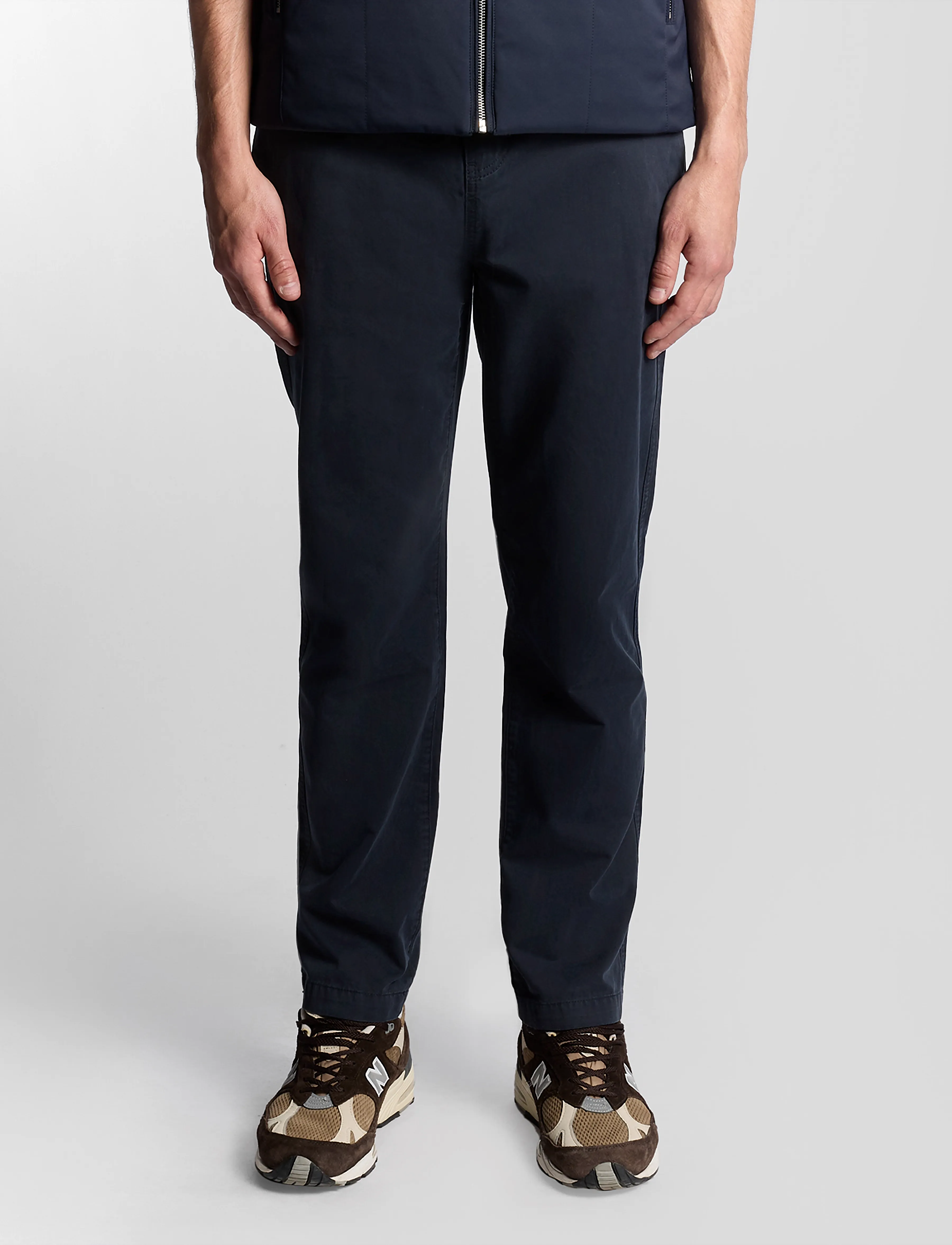 Lyle & Scott Straight Leg Chino, W30L34, Navy, Bukser > Chinos, Herre