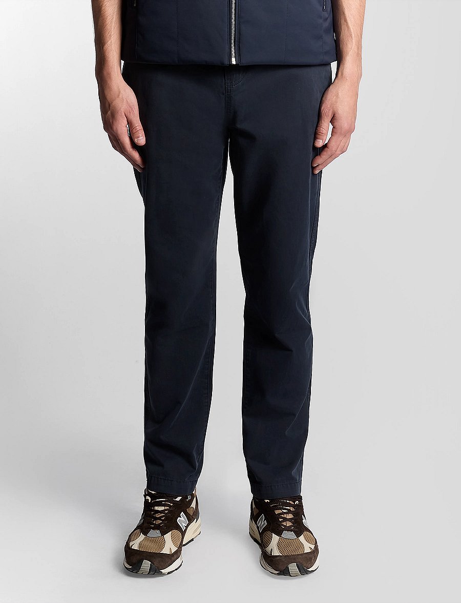Lyle & Scott - Straight Leg Chino - chinos - z271 dark navy - 0