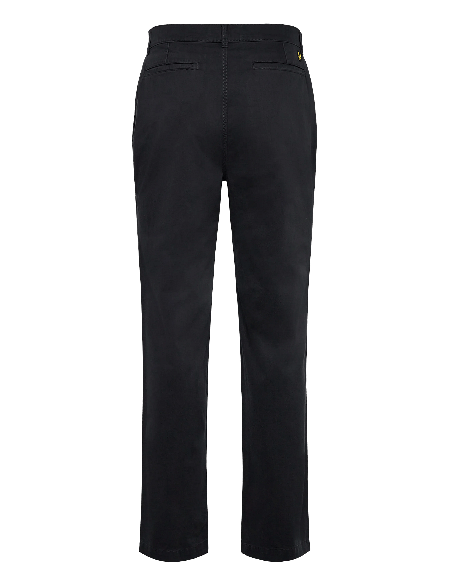 Lyle & Scott - Straight Leg Chino - chinos - z865 jet black - 2