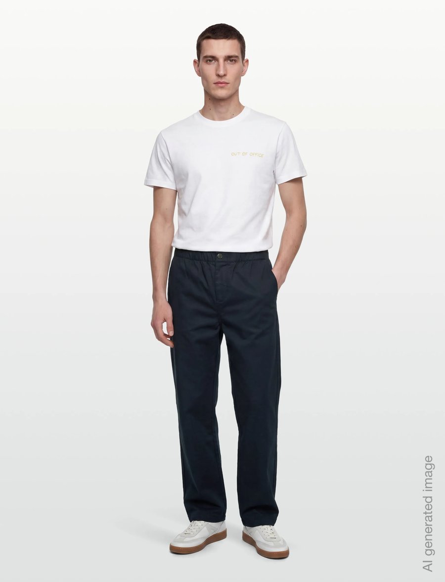 Lyle & Scott - Everyday Trousers - freizeithosen - z271 dark navy - 0