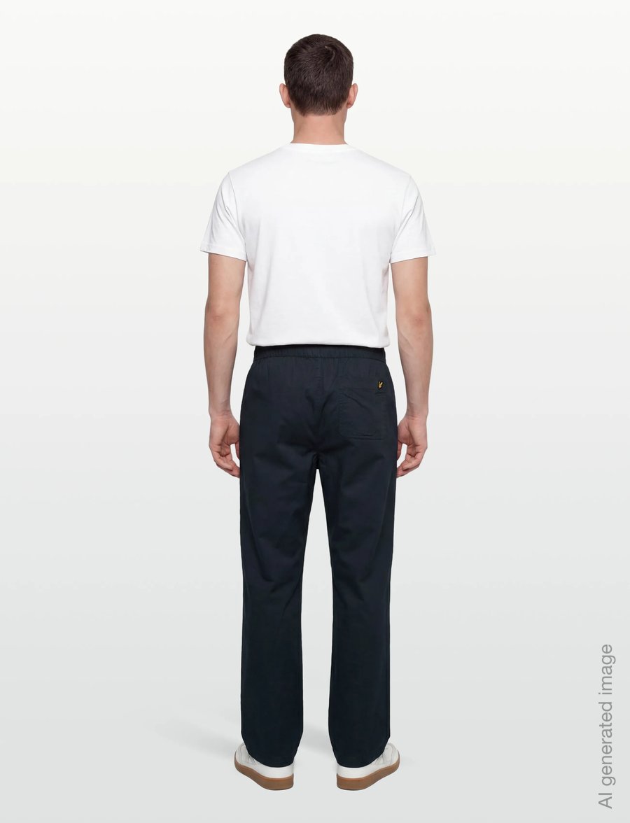 Lyle & Scott - Everyday Trousers - freizeithosen - z271 dark navy - 4
