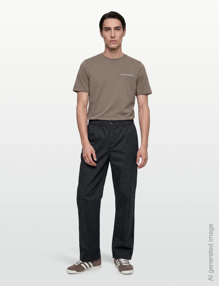 Lyle & Scott - Everyday Trousers - casual trousers - z865 jet black - 0