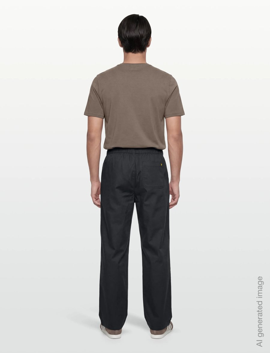 Lyle & Scott - Everyday Trousers - casual trousers - z865 jet black - 4
