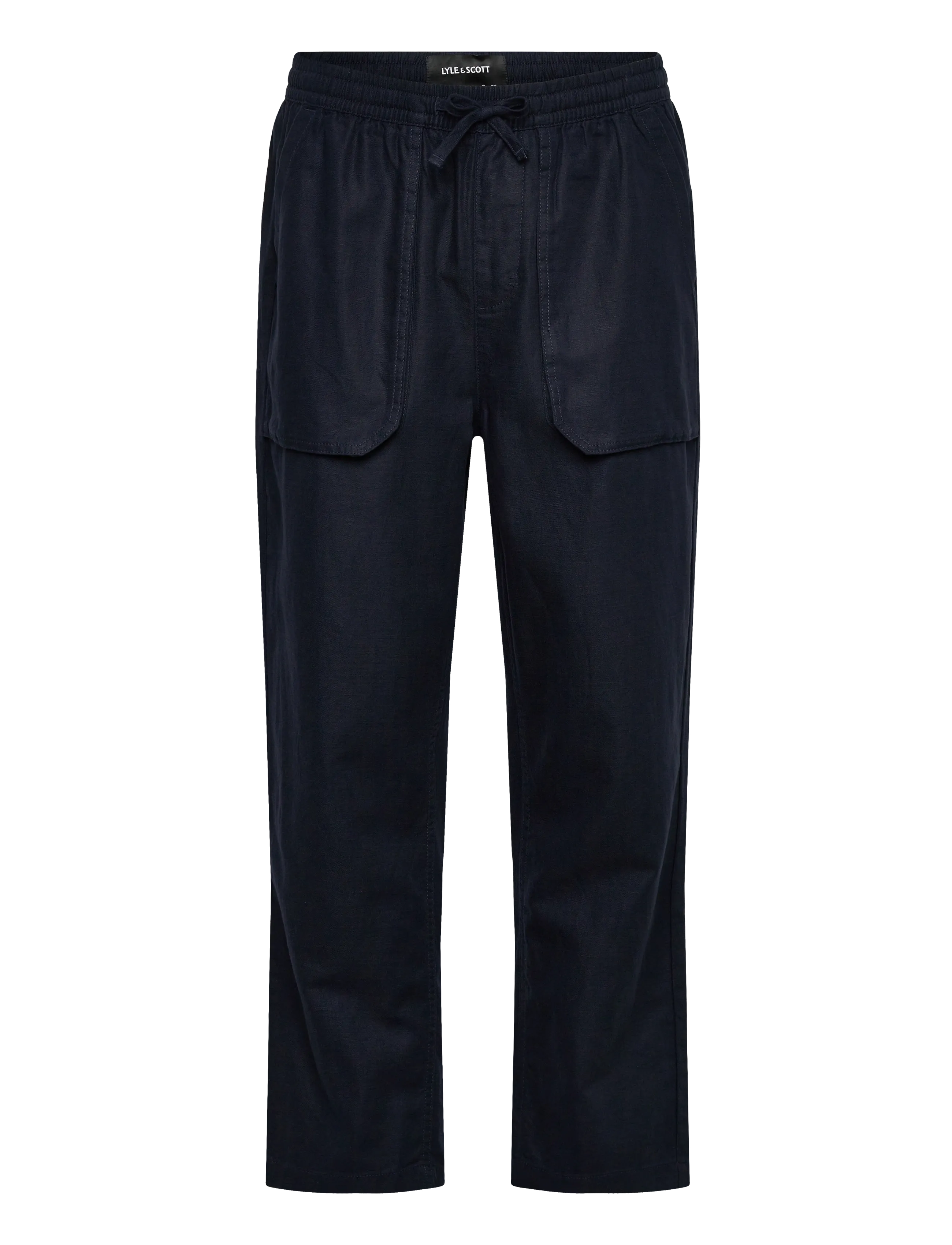 LYLE & SCOTT Linen Hosen Navy - S - Herren