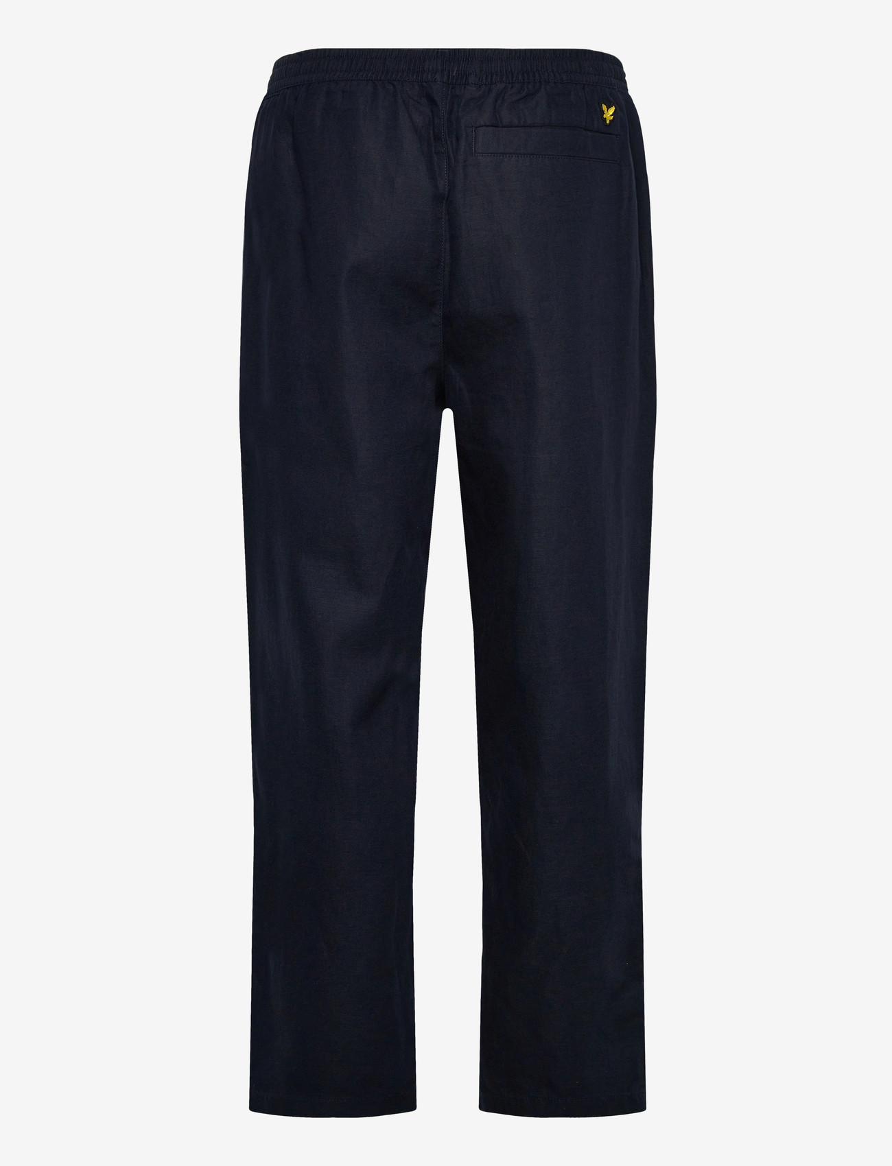 Lyle & Scott - Linen Trousers - hørbukser - z271 dark navy - 2
