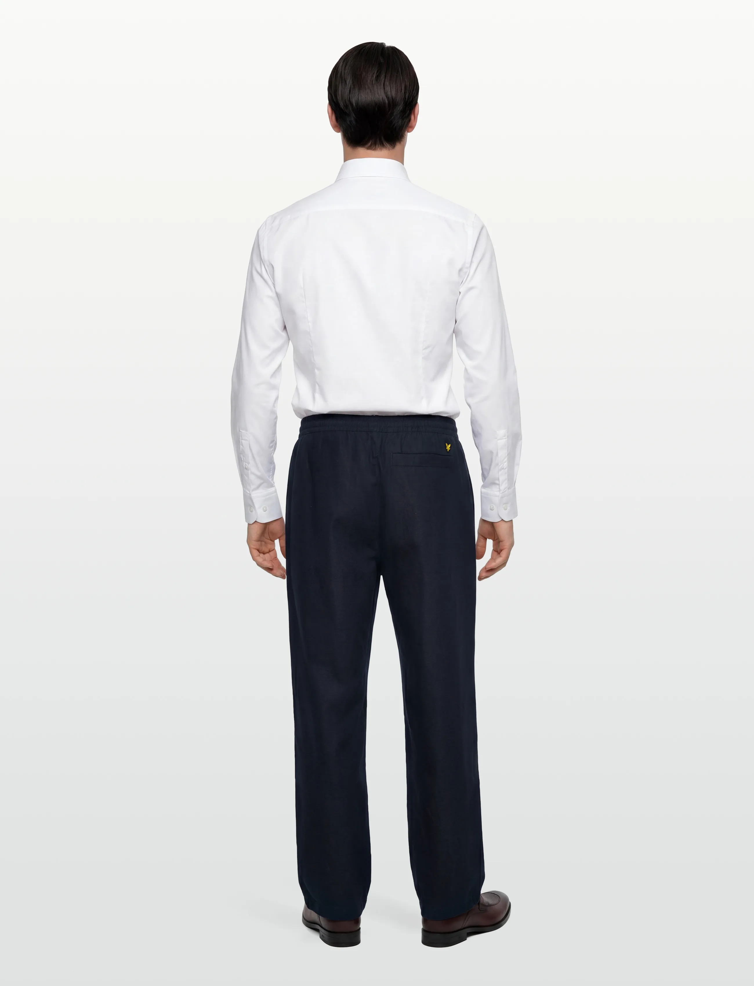 Lyle & Scott - Linen Trousers - linen trousers - z271 dark navy - 4