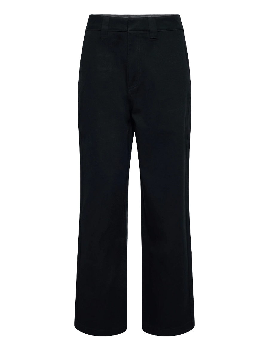 Lyle & Scott - Straight Leg Work Pants - vabaajapüksid - jet black - 0