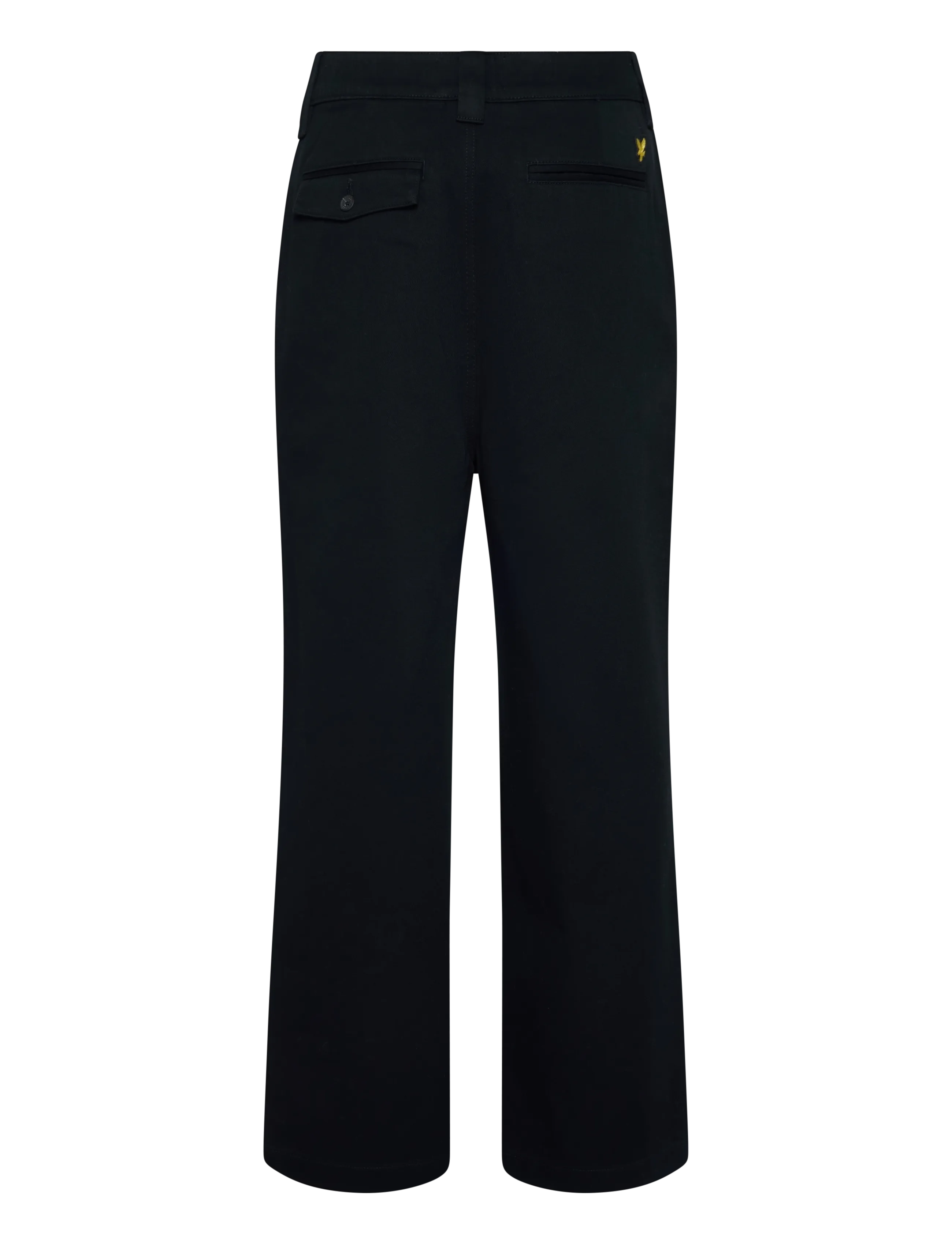 Lyle & Scott - Straight Leg Work Pants - freizeithosen - jet black - 1