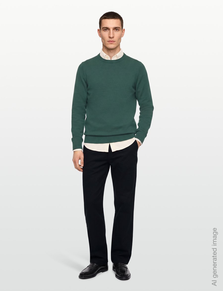 Lyle & Scott - Straight Leg Work Pants - freizeithosen - jet black - 0