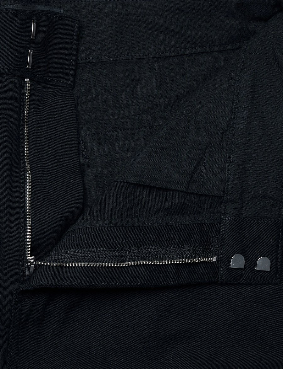 Lyle & Scott - Straight Leg Work Pants - vabaajapüksid - jet black - 3