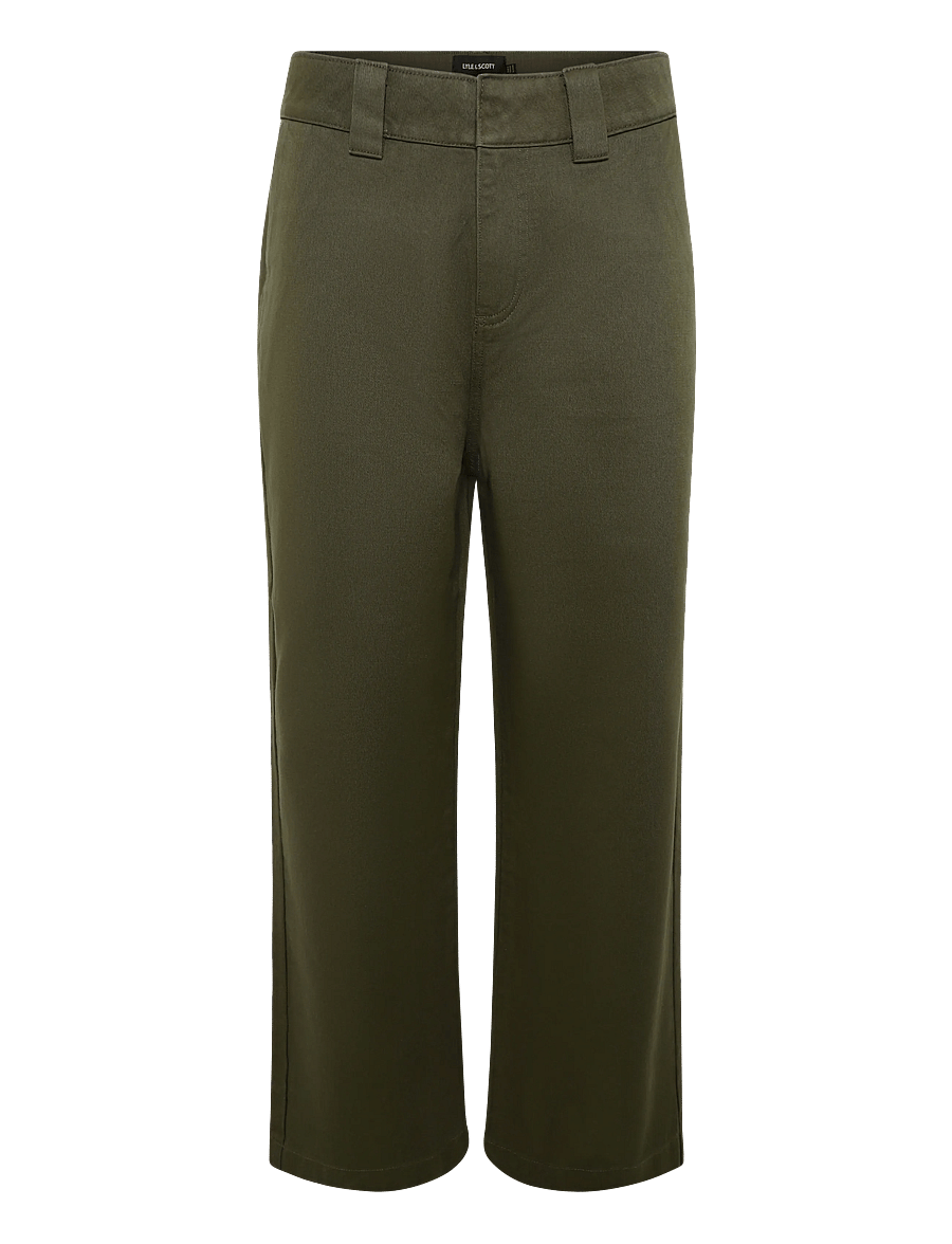 Lyle & Scott - Straight Leg Work Pants - casual bukser - true olive - 0